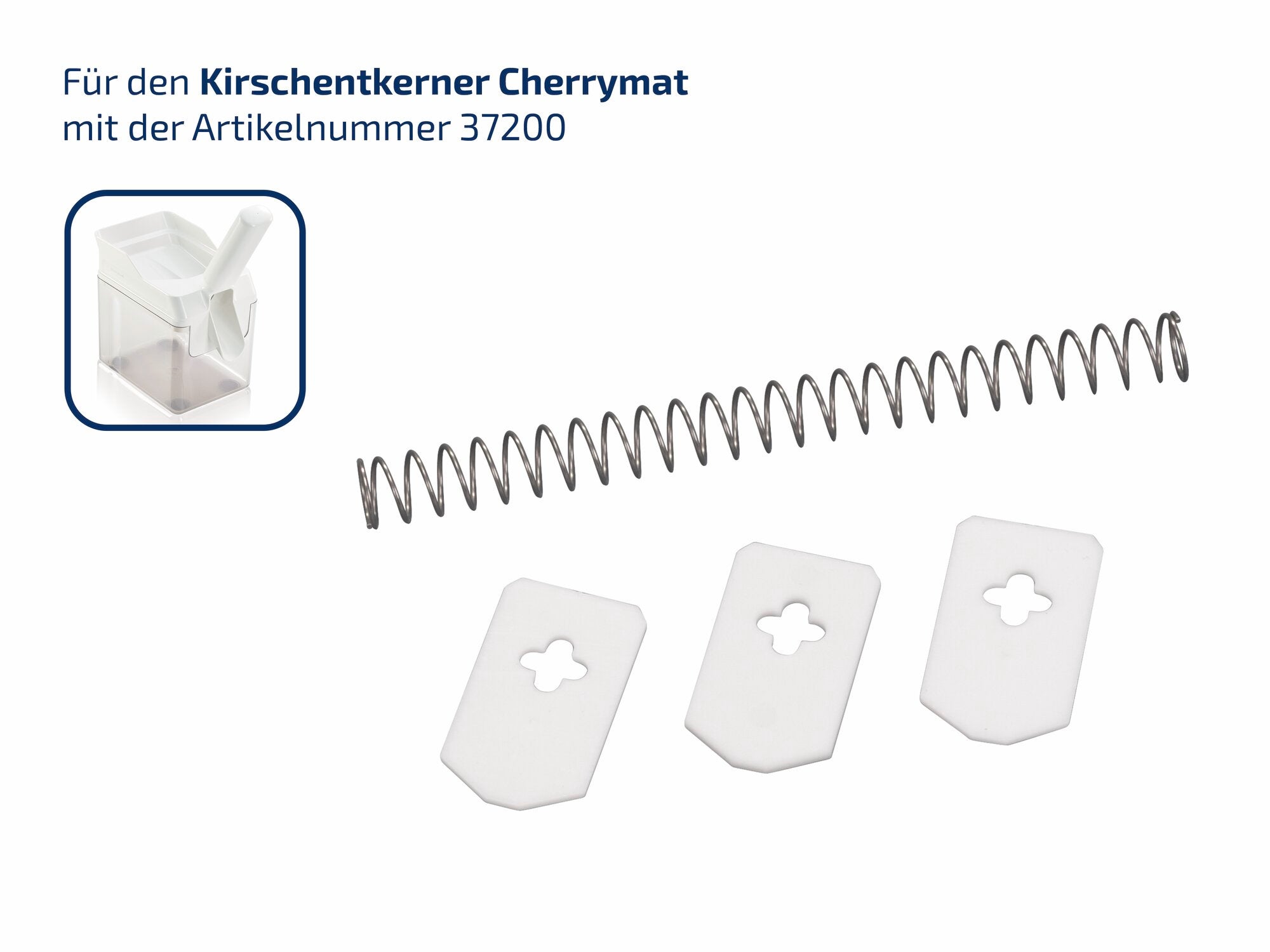 Leifheit Kirschentkerner Ersatzgummis und Feder