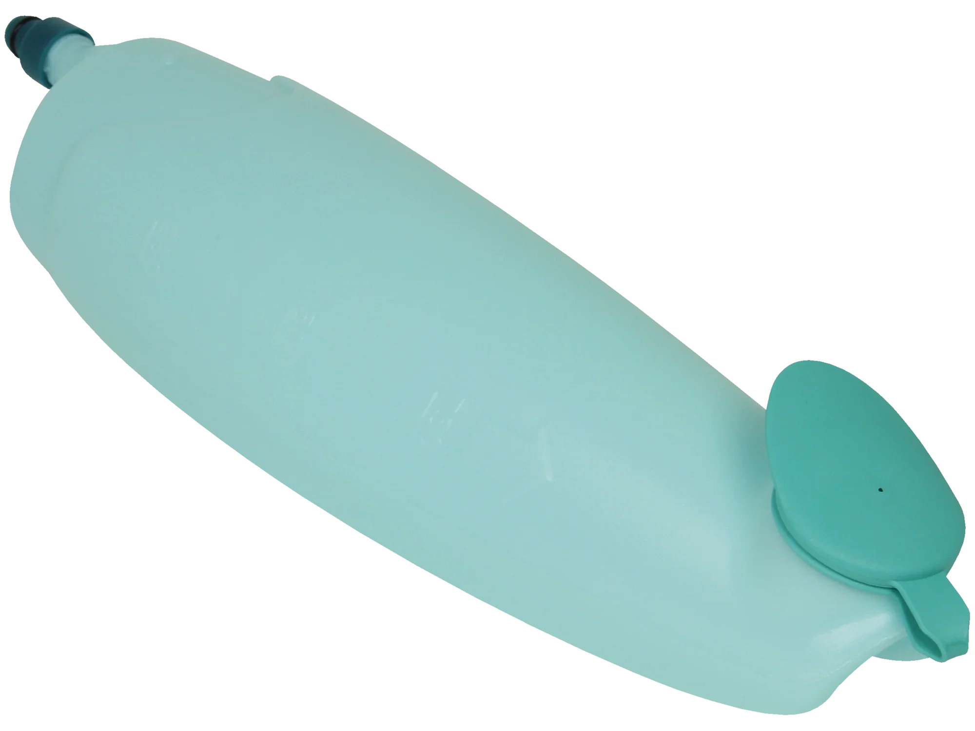 Jasnoniebieski zbiornik z pokrywą, odpowiedni do systemu Pico Spray. Zbiornik jest pokazany z boku i ma gładki, ergonomiczny kształt ułatwiający obsługę.