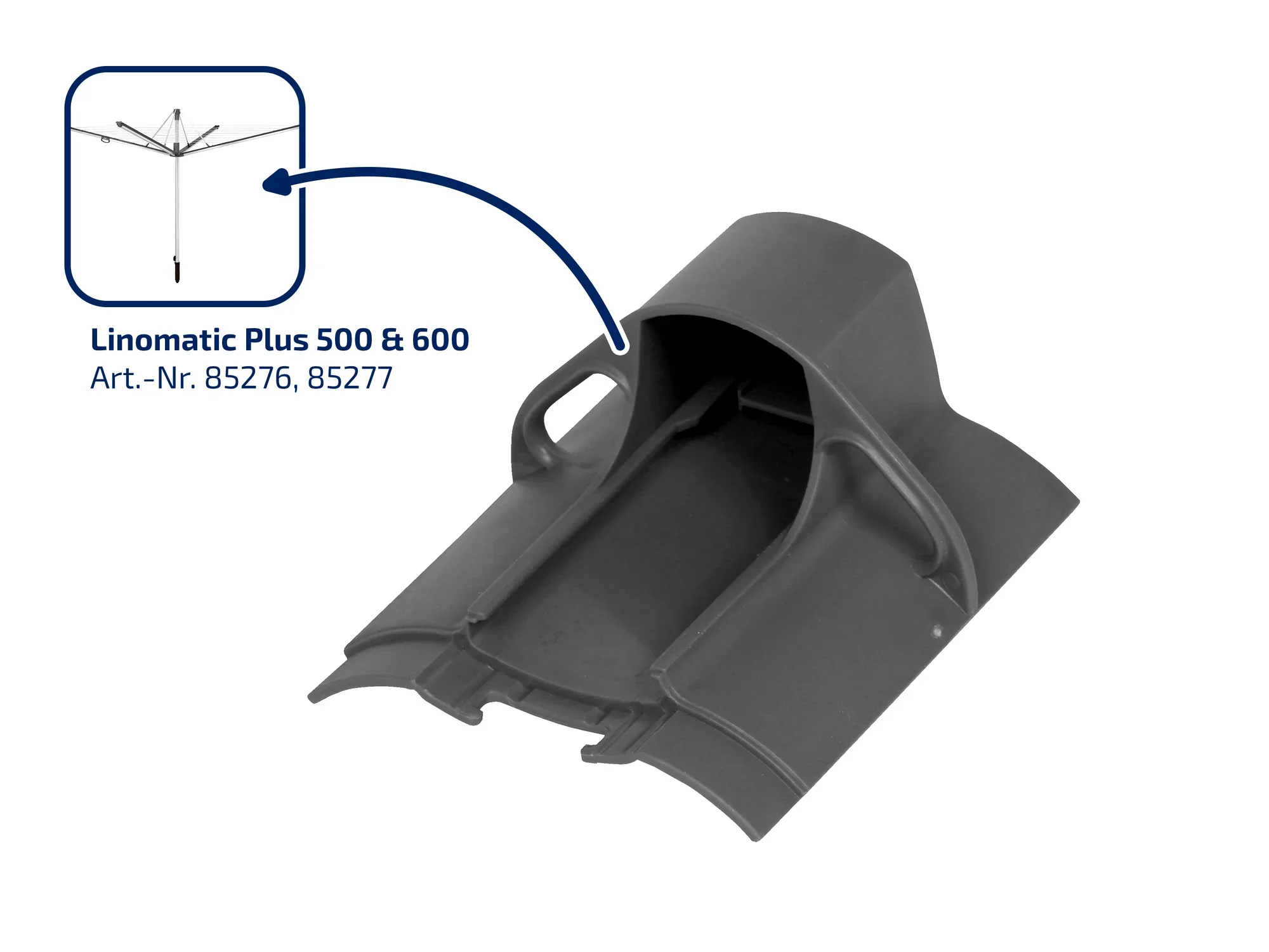 Ersatz-Kappe Tragarm Linomatic Plus (grau)