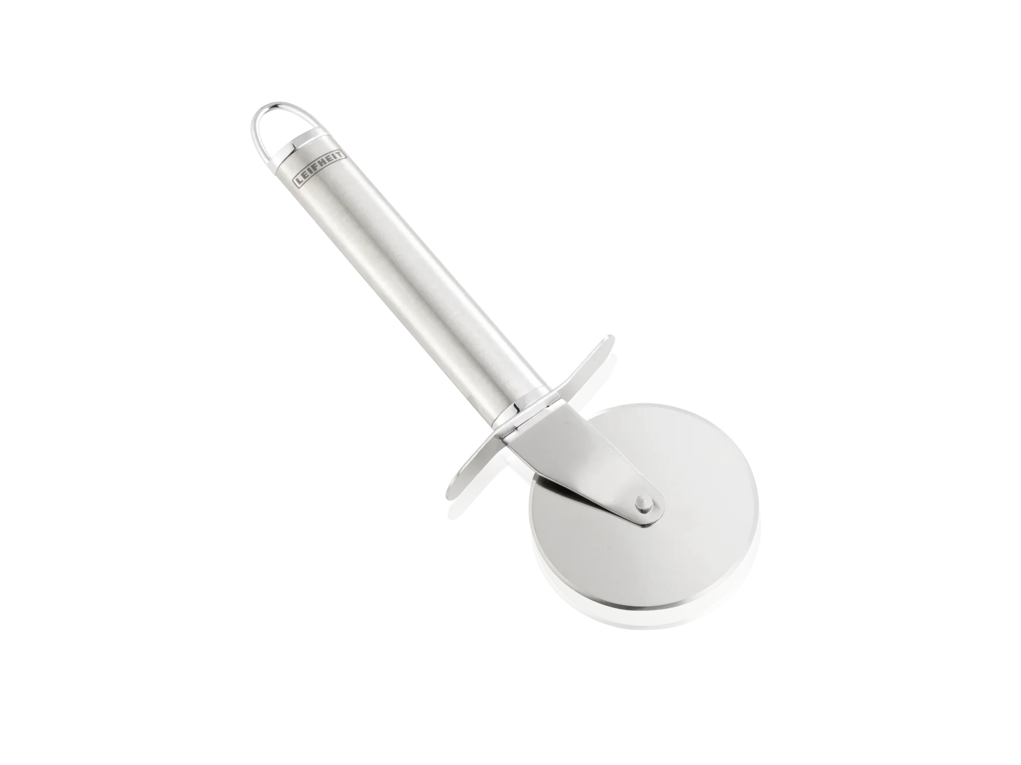 Roestvrijstalen pizzasnijder met ergonomische handgreep. Ideaal om moeiteloos pizza's te snijden. De scherpe schijf zorgt voor precieze sneden en gemakkelijk hanteren.