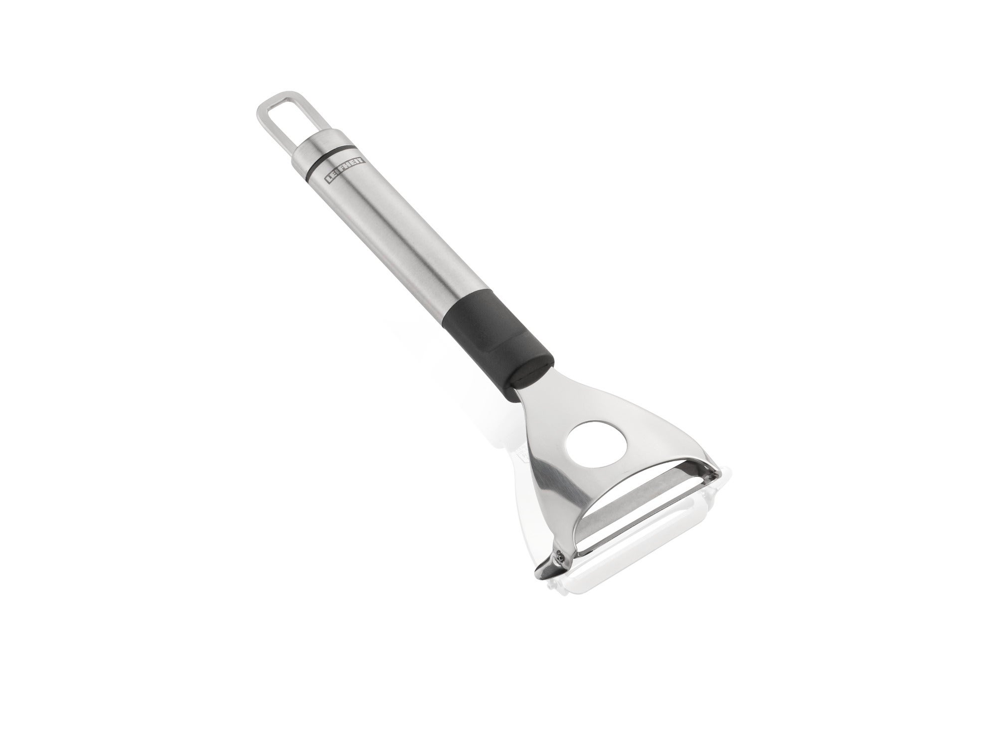A high-quality stainless steel peeler with an ergonomic handle. Ideal for effortlessly peeling fruit and vegetables. Durable design for everyday use.