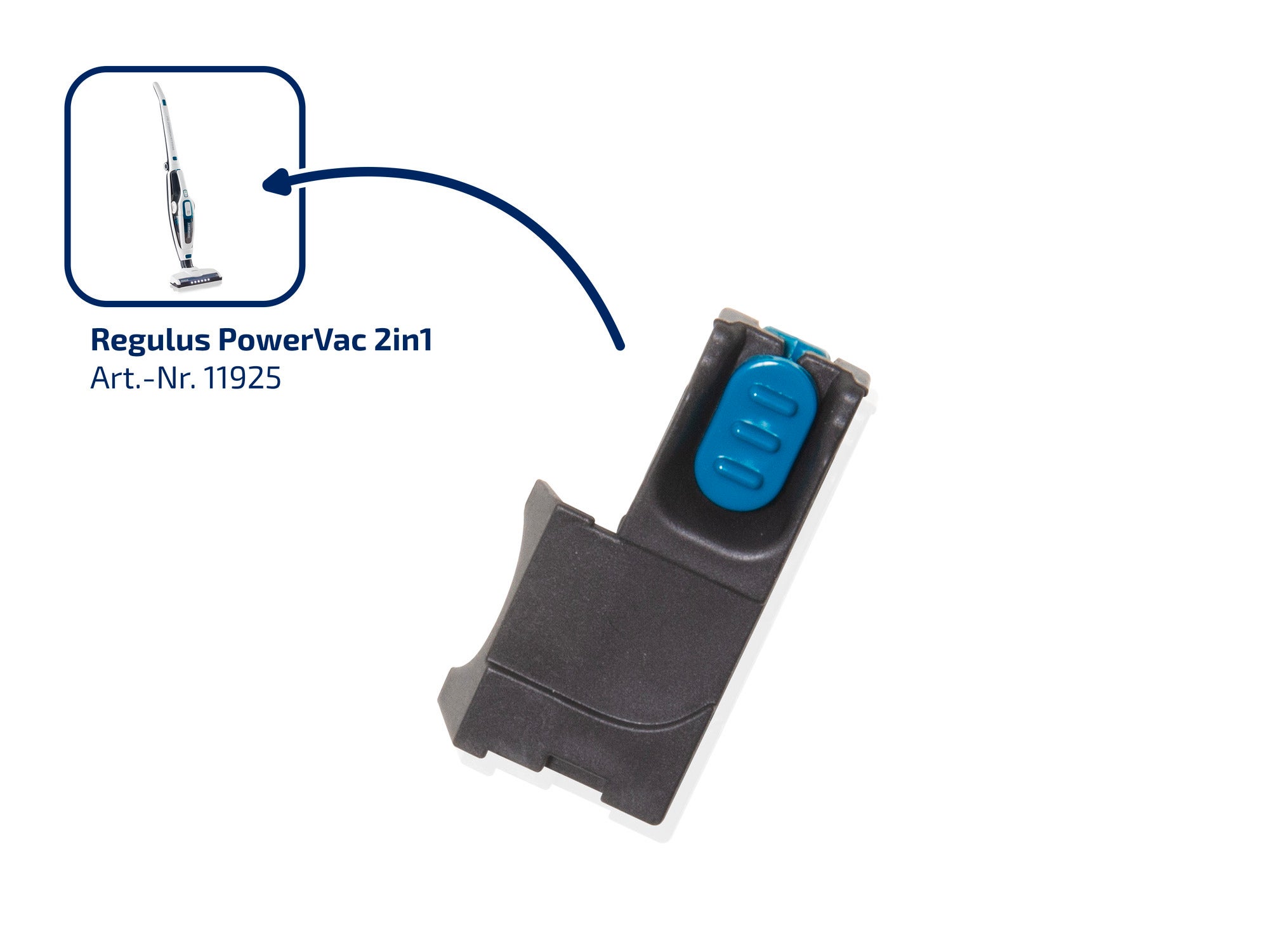 Regulus PowerVac 2in1 Bürstenverriegelung