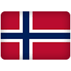 Die Flagge Norwegens als Icon.