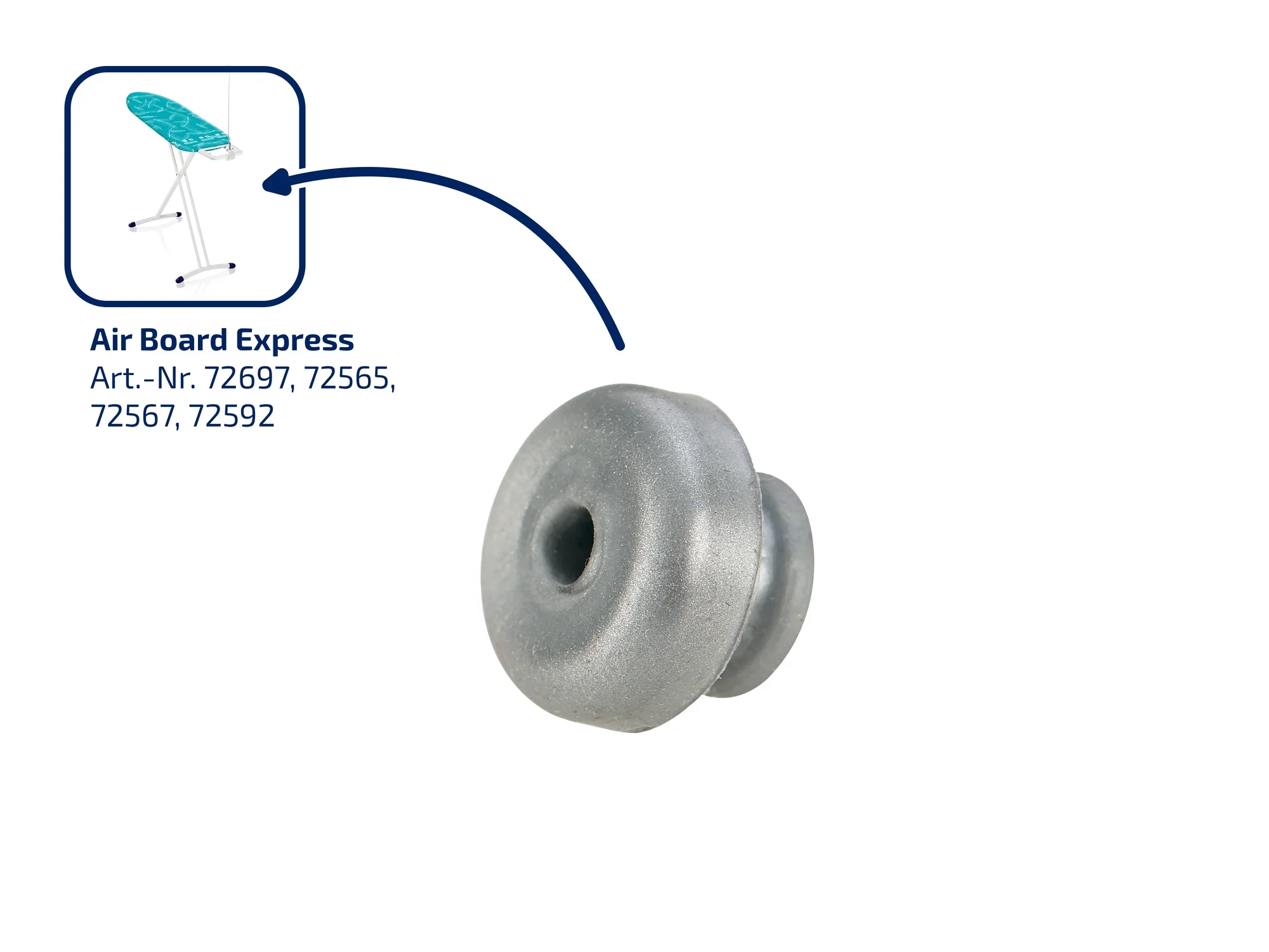 Siliconennopje stoomgenerator-plateau