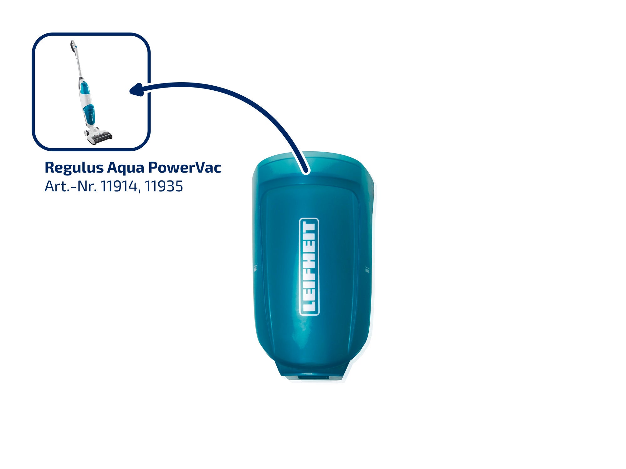 Schmutzwassertank Regulus Aqua PowerVac