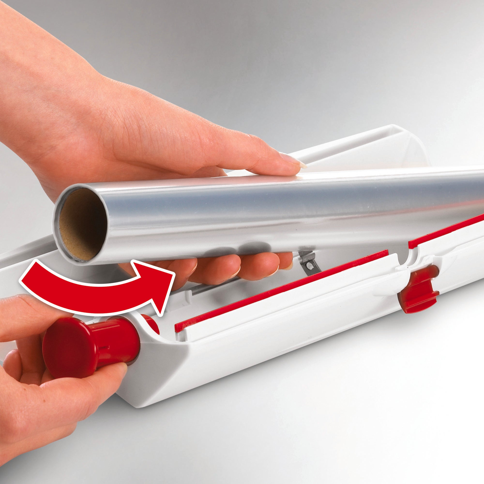 The image shows the "Perfect Cut" foil cutter.