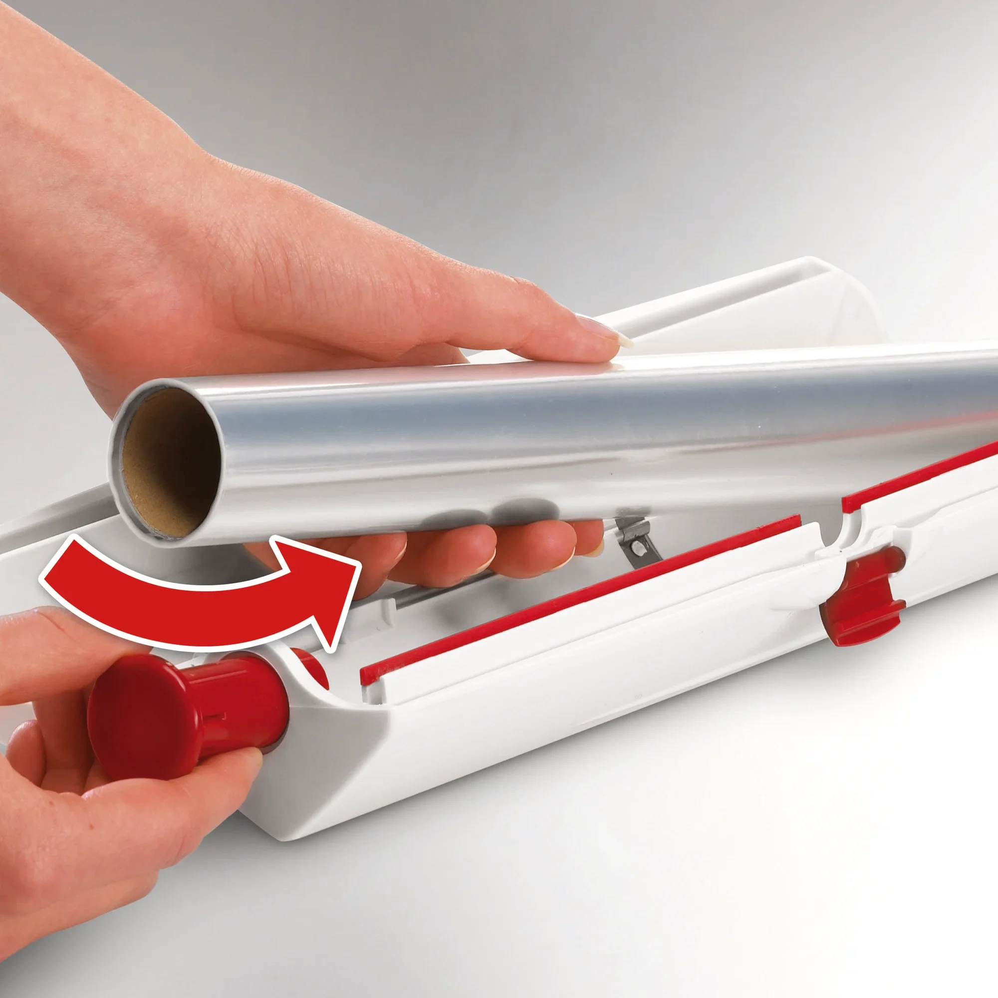 The image shows the "Perfect Cut" foil cutter.