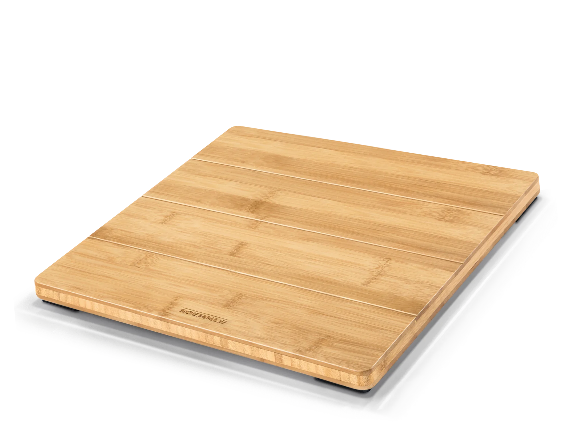 Cyfrowa waga łazienkowa Style Sense Bamboo Magic z elegancką bambusową powierzchnią. Waga ma naturalny wygląd i doskonale pasuje do nowoczesnych łazienek.