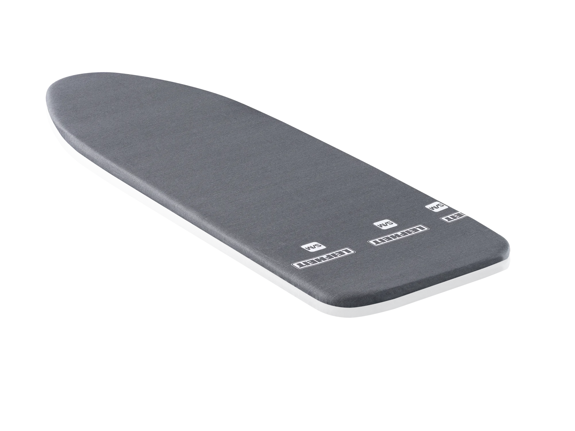 Bügeltischbezug Cotton Classic S-M Black von Leifheit in dunklem Farbton. Der Bezug ist glatt und rechteckig geformt, ideal für effizientes Bügeln.