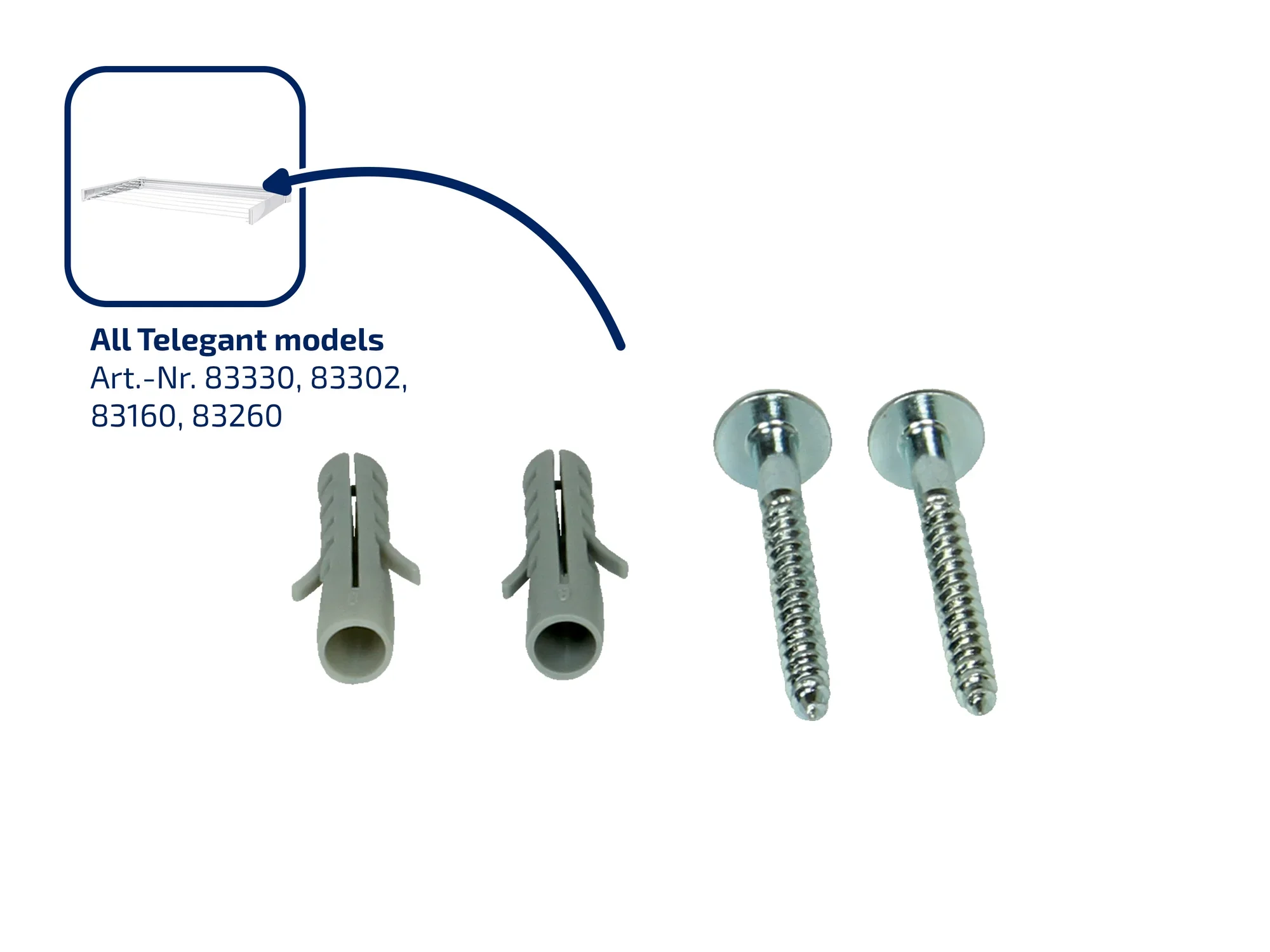 Montageset Telegant/ Telefix