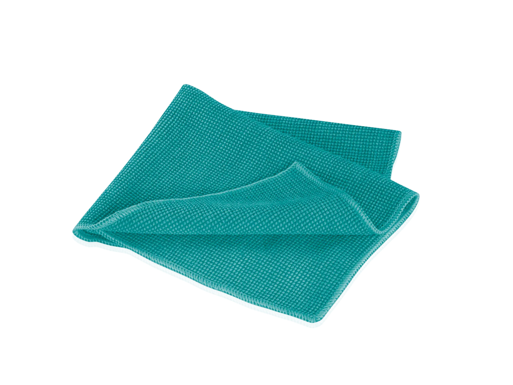 A turquoise Micro-Tech replacement cloth for the Pico Spray. The cloth is flat and shows its soft, absorbent texture, ideal for efficient cleaning.
