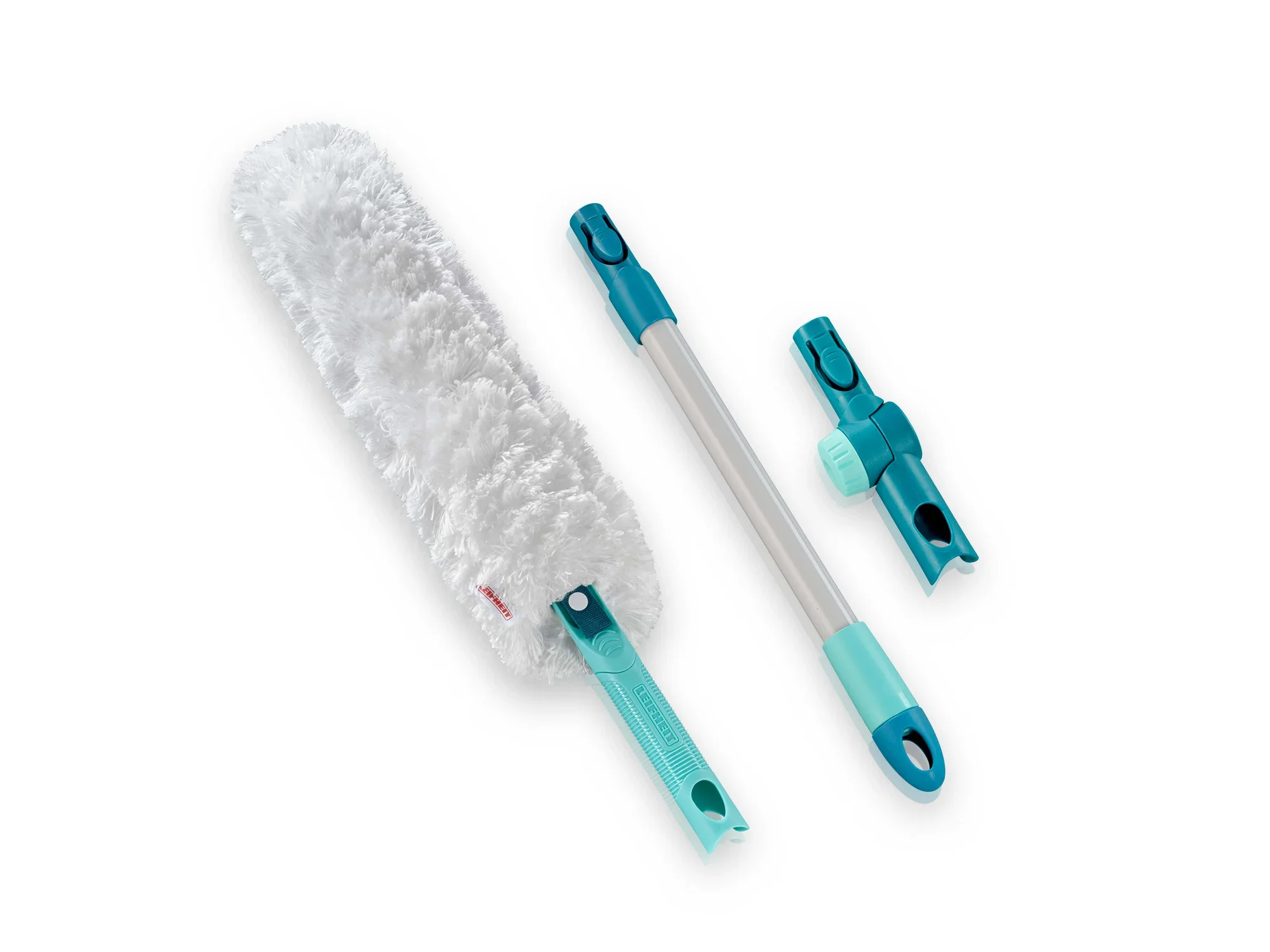 Leifheit Superduster XL Pro Reach: Ein Staubwedel-Set mit ausziehbarem Griff und abnehmbarem Kopf. Ideal zum Reinigen schwer erreichbarer Stellen. Perfekt für den Haushalt.