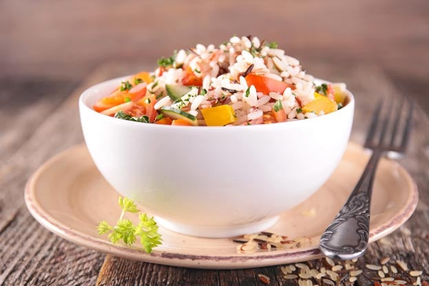 Reissalat mit Avocado - ein echter Sommerhit