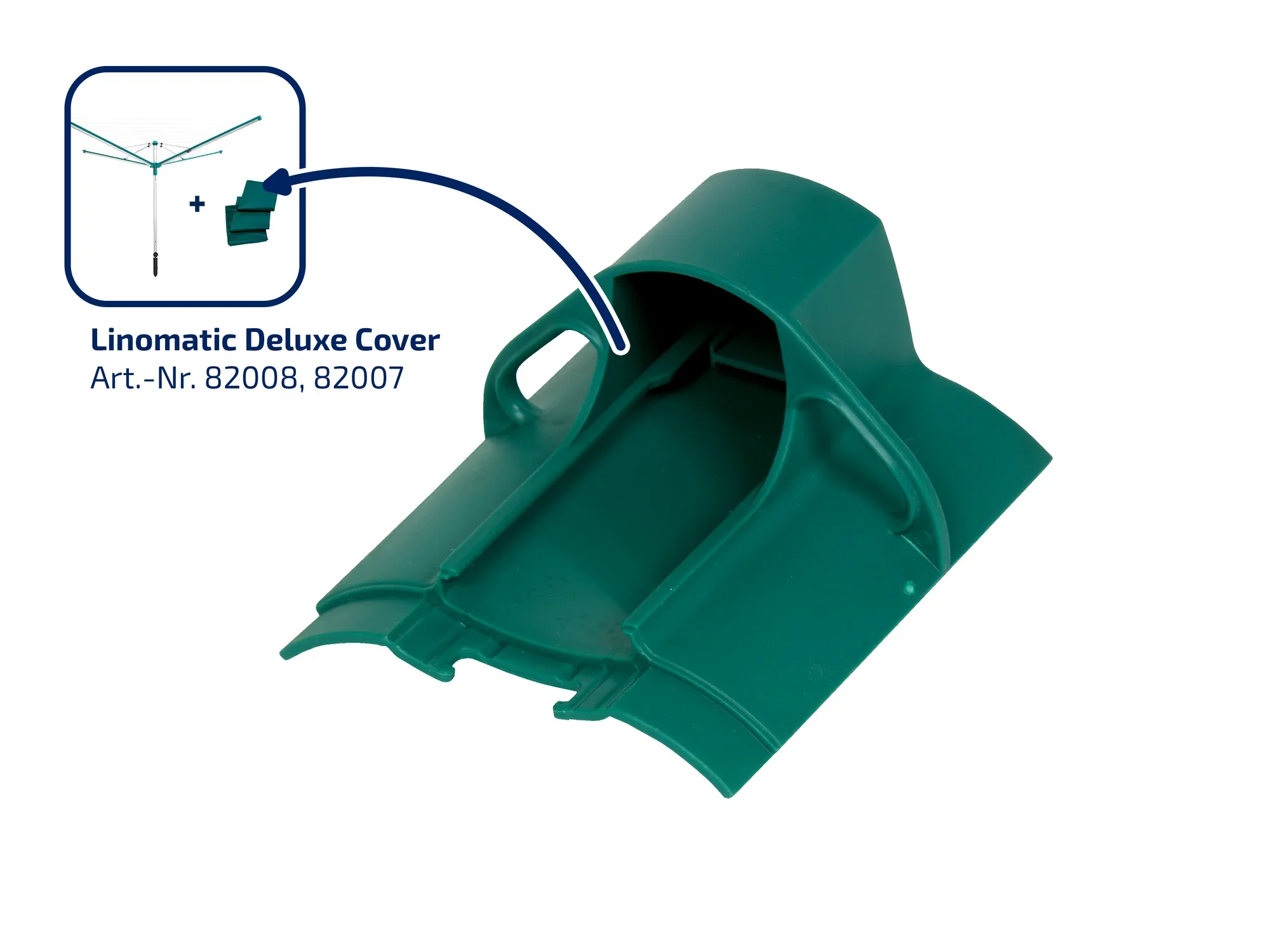 Draagarmdop Linomatic, donkerturquoise