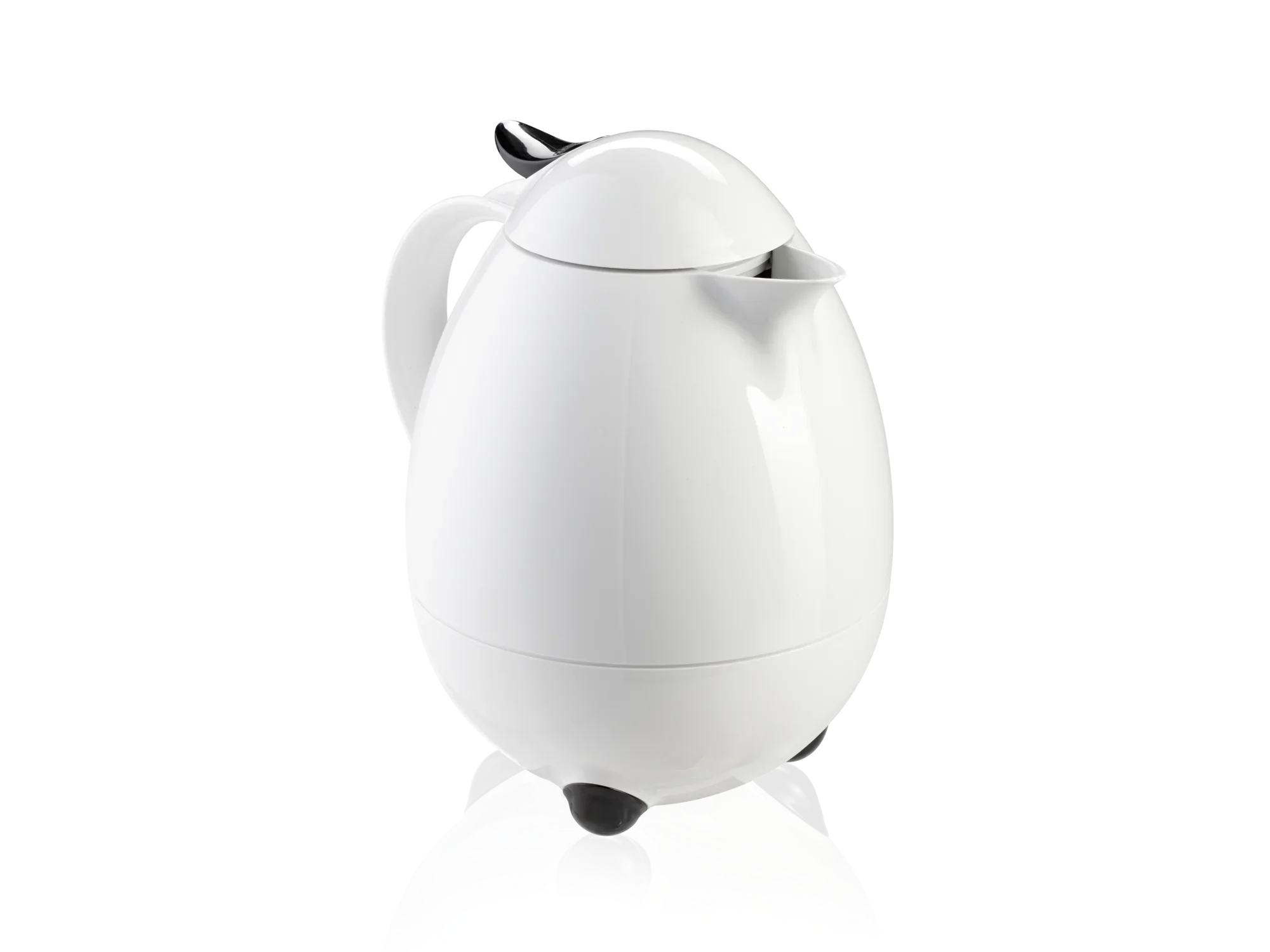 Columbus isoleerkan 1000 ml in wit. De kan heeft een elegant, modern ontwerp met een praktisch handvat en schenktuit. Ideaal voor warme en koude dranken.