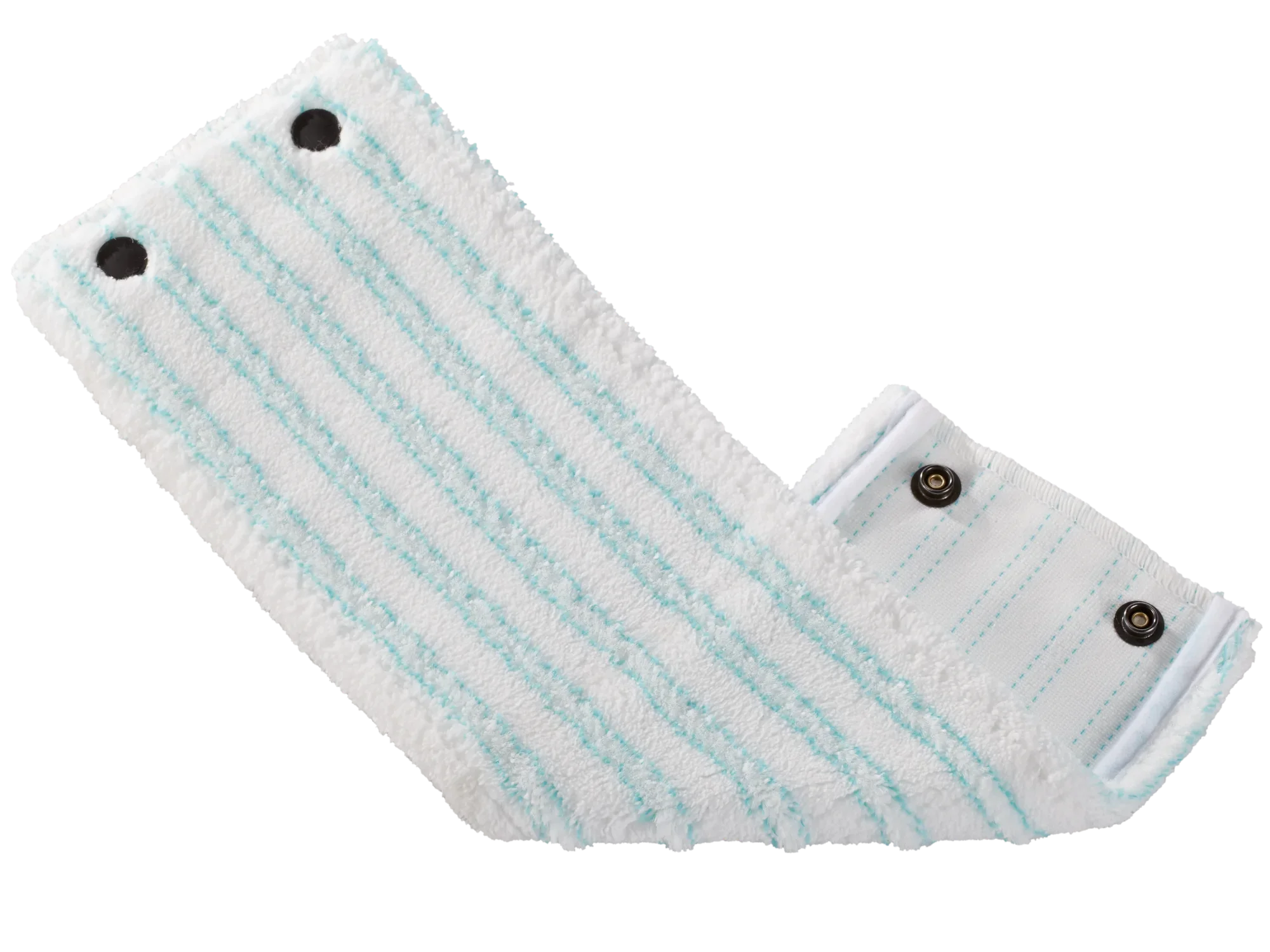 CLEAN TWIST micro duo XL mop cover: A white mop cover with blue stripes, suitable for the CLEAN TWIST system. Ideal for thorough cleaning of floors.