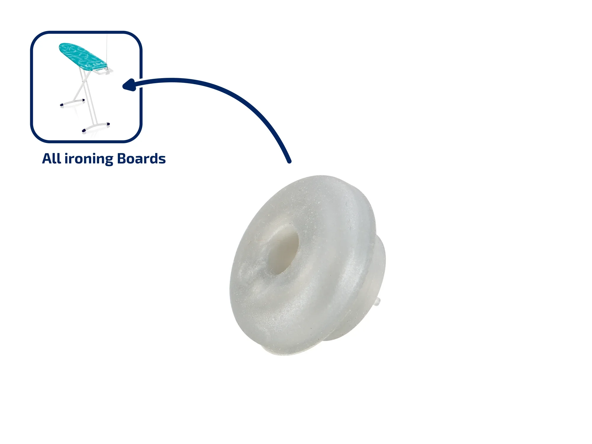 Siliconennopje strijkijzerplateau