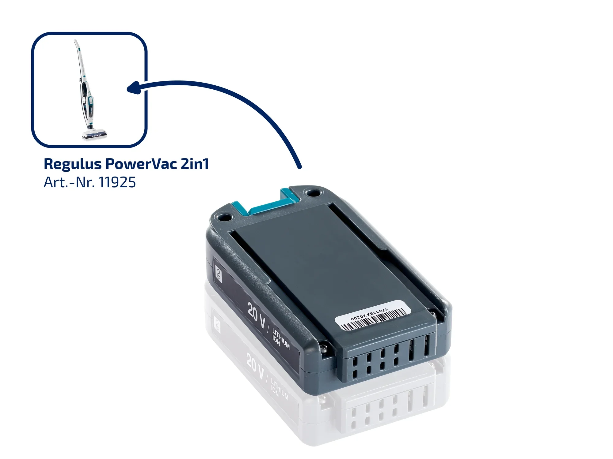 Akumulator Regulus PowerVac 2w1