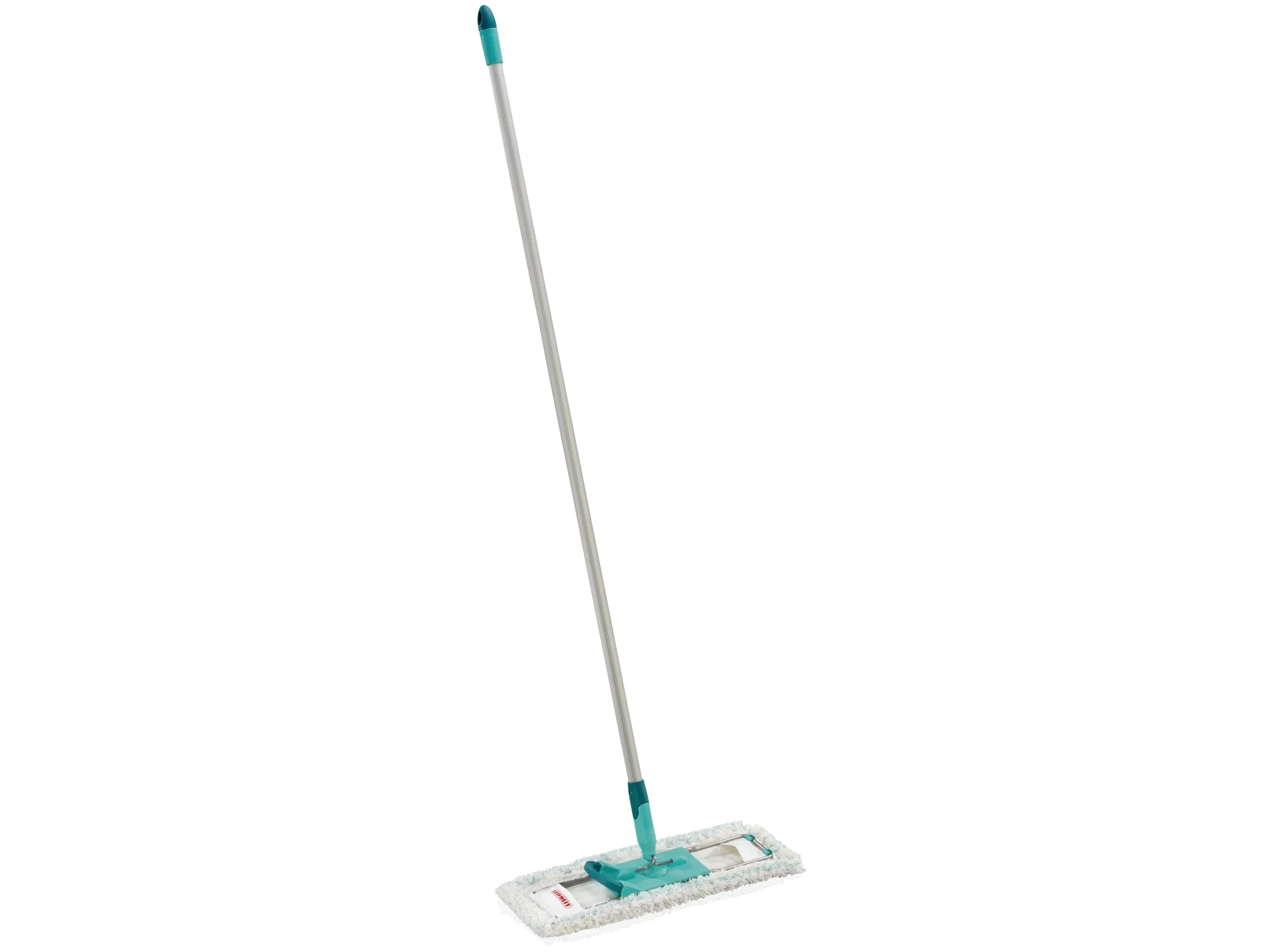 Profi XL-vloermop met lange steel en katoenen overtrek. Ideaal voor het grondig schoonmaken van grote oppervlakken. Ergonomisch ontwerp voor comfortabel gebruik.