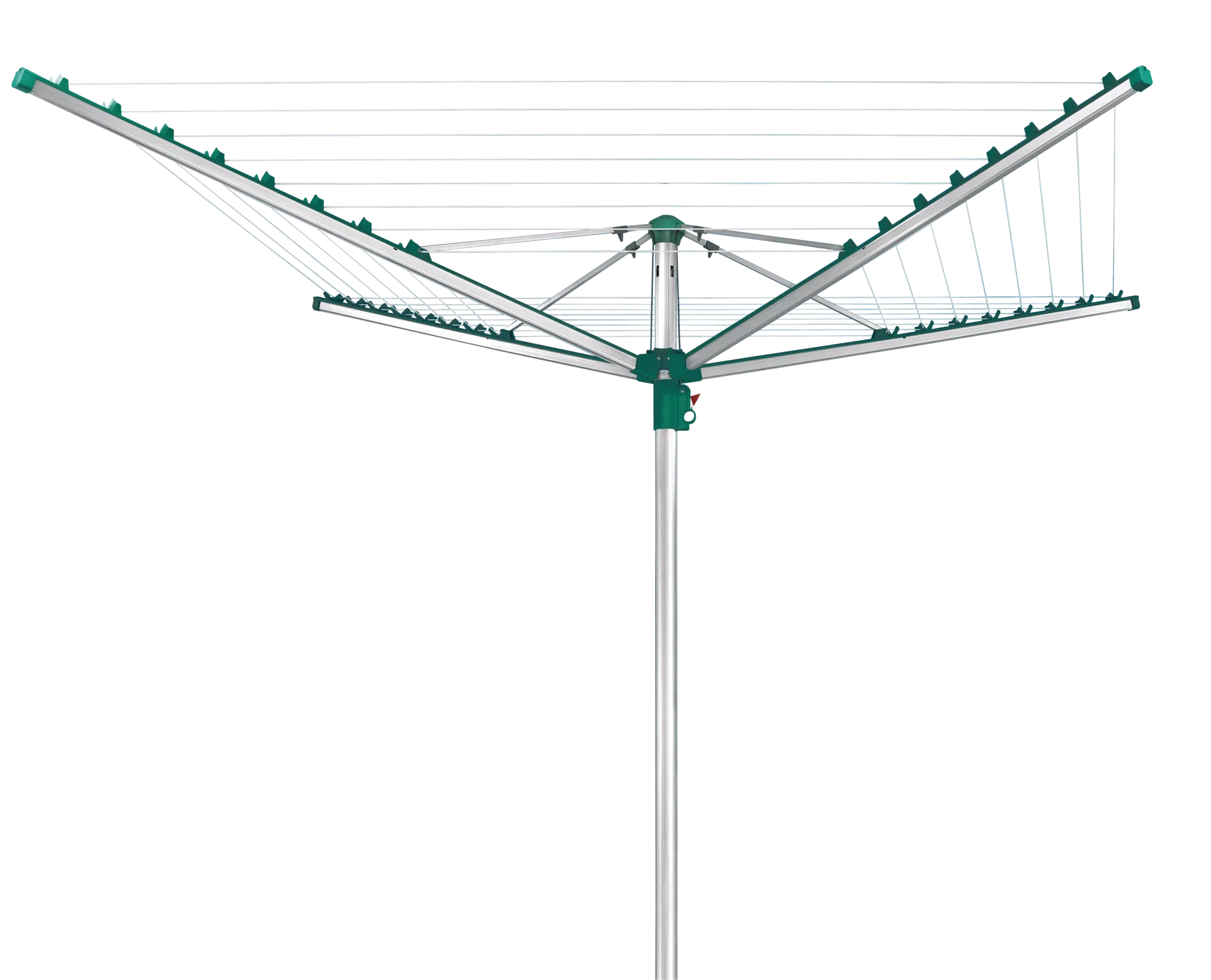 Séchoir à linge Linomatic 400 Comfort : ce séchoir à linge de haute qualité offre beaucoup d'espace pour sécher le linge à l'extérieur. Construction robuste et manipulation facile.