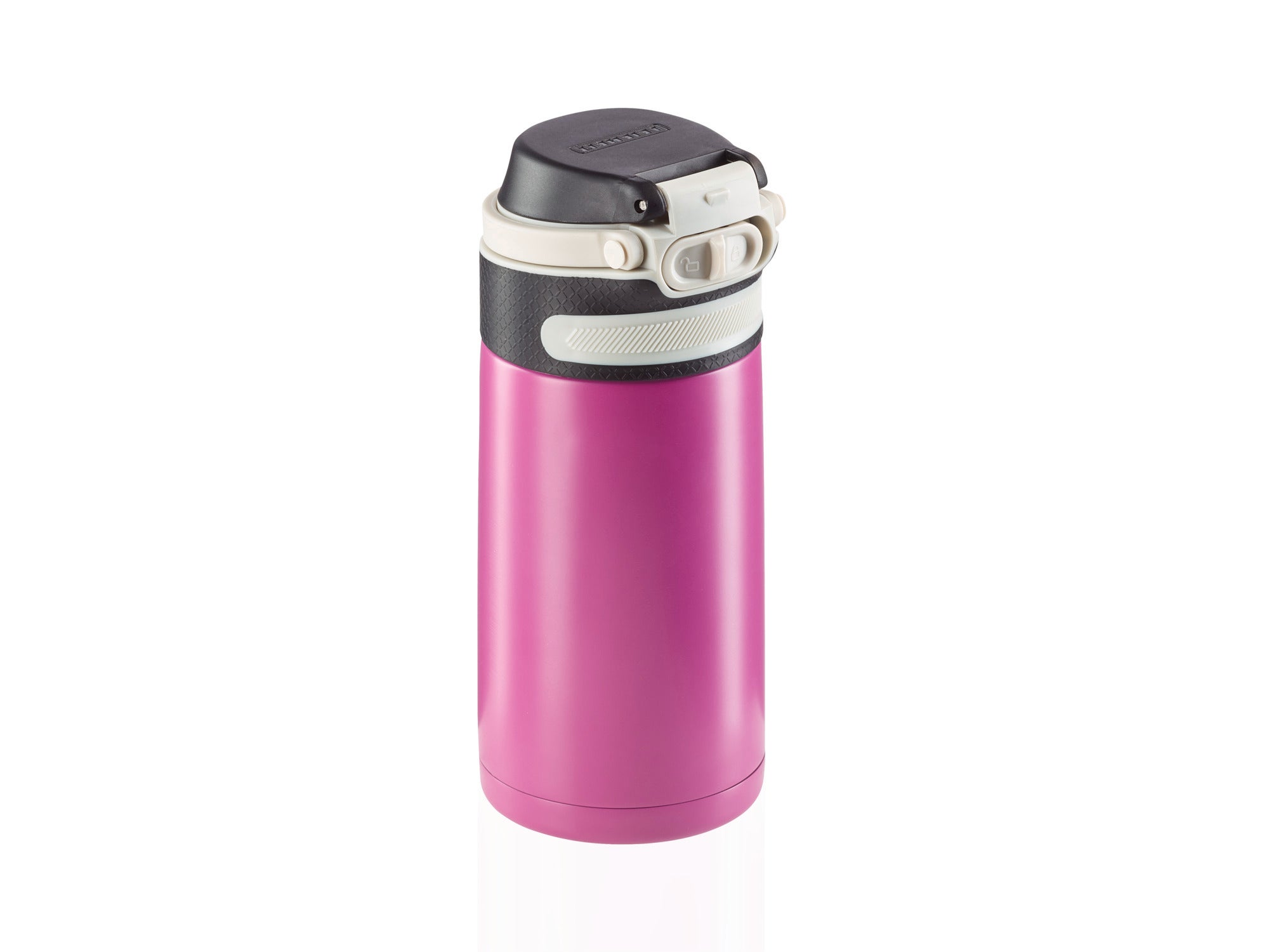 Flip insulating mug 350ml purple