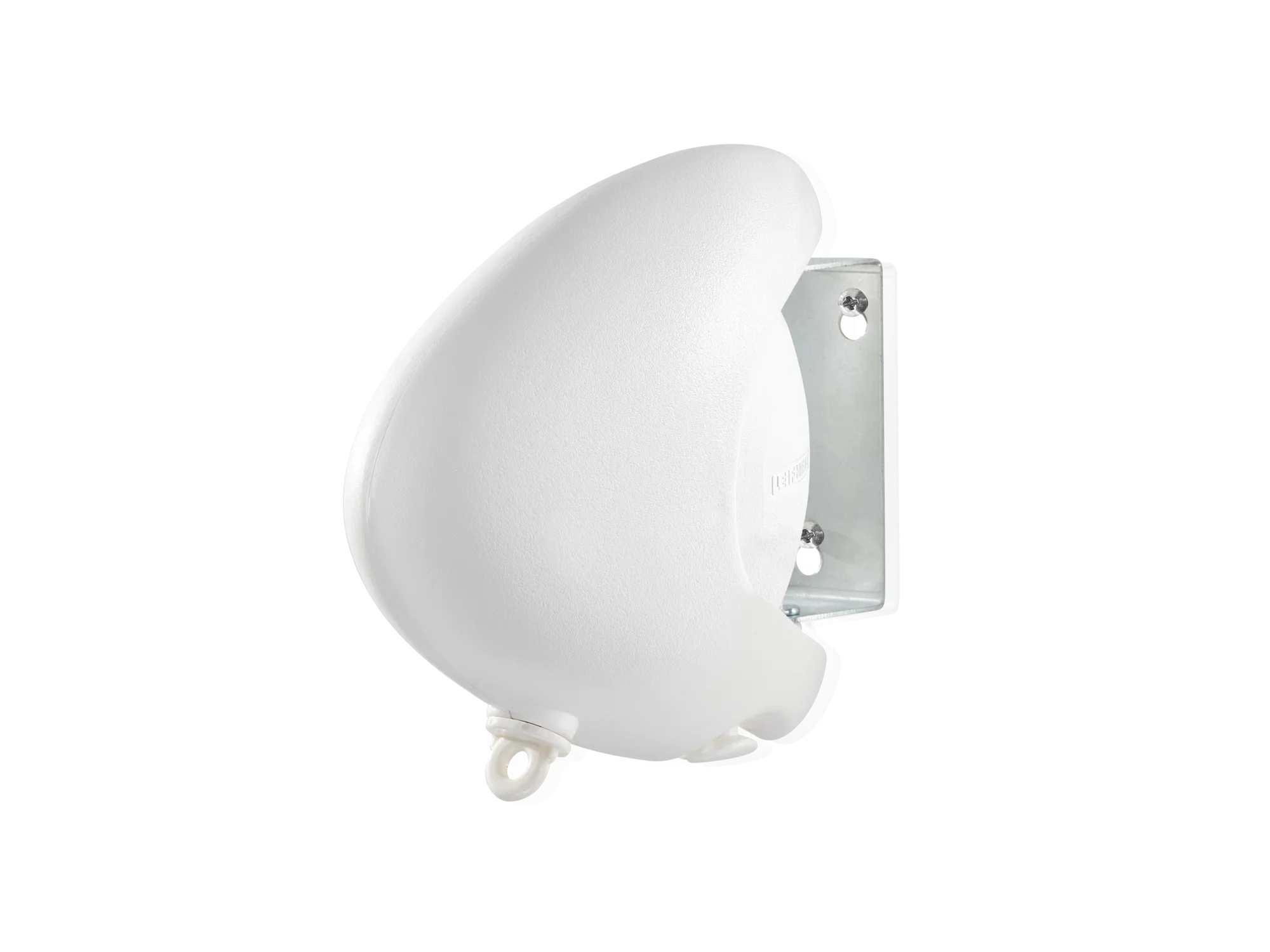 Een witte Rollfix 80 Single Longline wanddroger, gemonteerd aan de muur. Het compacte ontwerp bespaart ruimte en biedt een praktische oplossing voor het drogen van kleding. Ideaal voor kleine ruimtes.