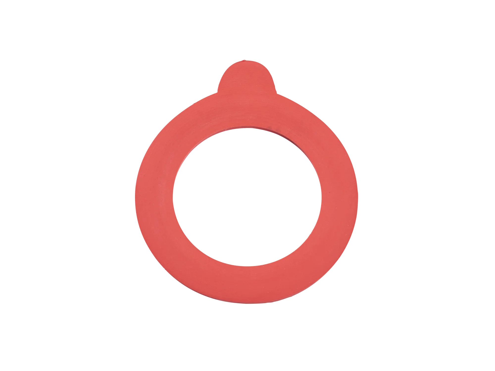 Rode vervangingsring van rubber met een diameter van 52x80 mm. De ring is rond en heeft een klein lipje aan de bovenkant. Ideaal voor diverse huishoudelijke toepassingen.