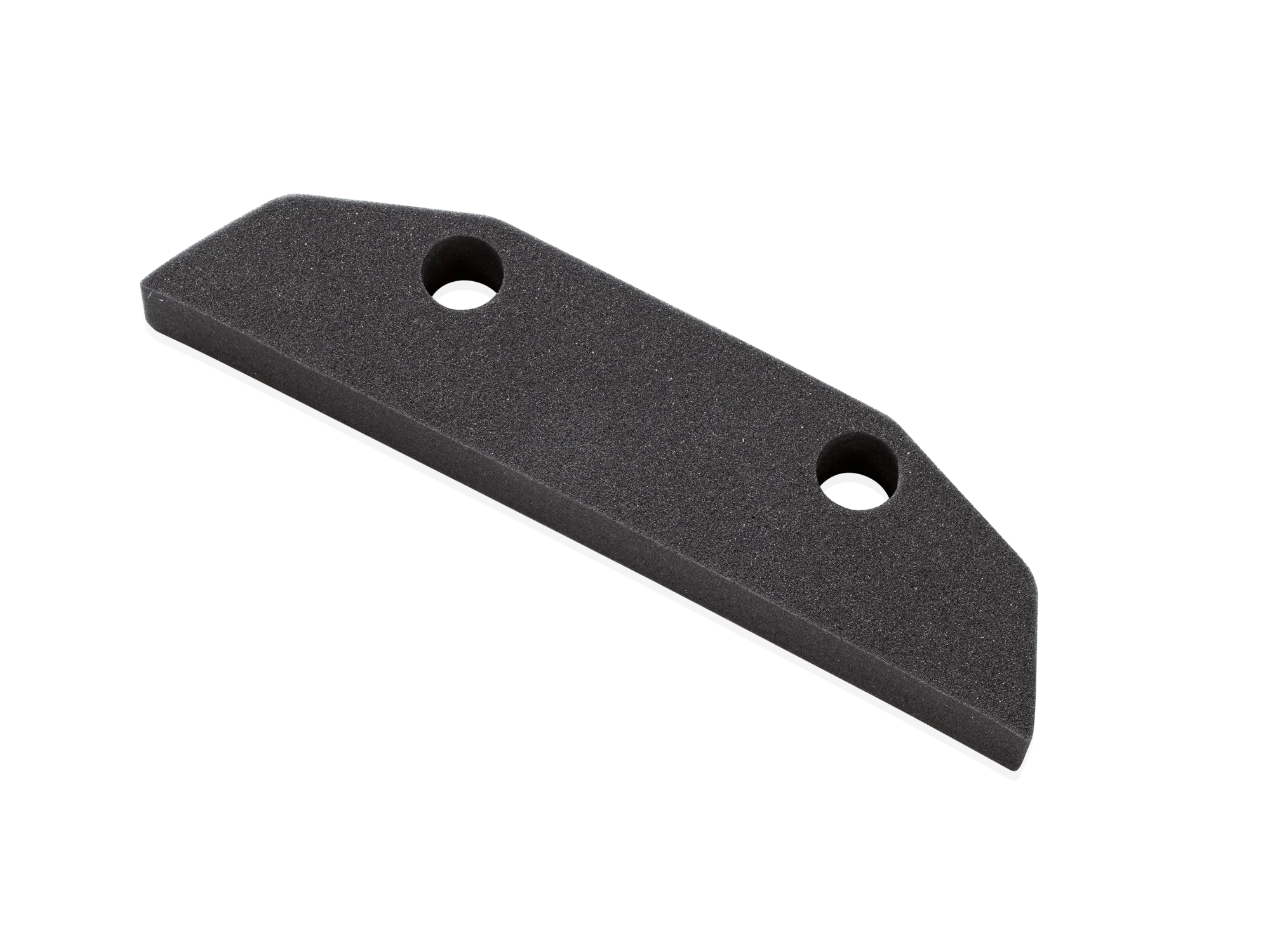 Replacement foam Soft & Easy: Black foam replacement with two holes, rectangular shape, ideal for cleaning equipment. Perfect for efficient and gentle cleaning.