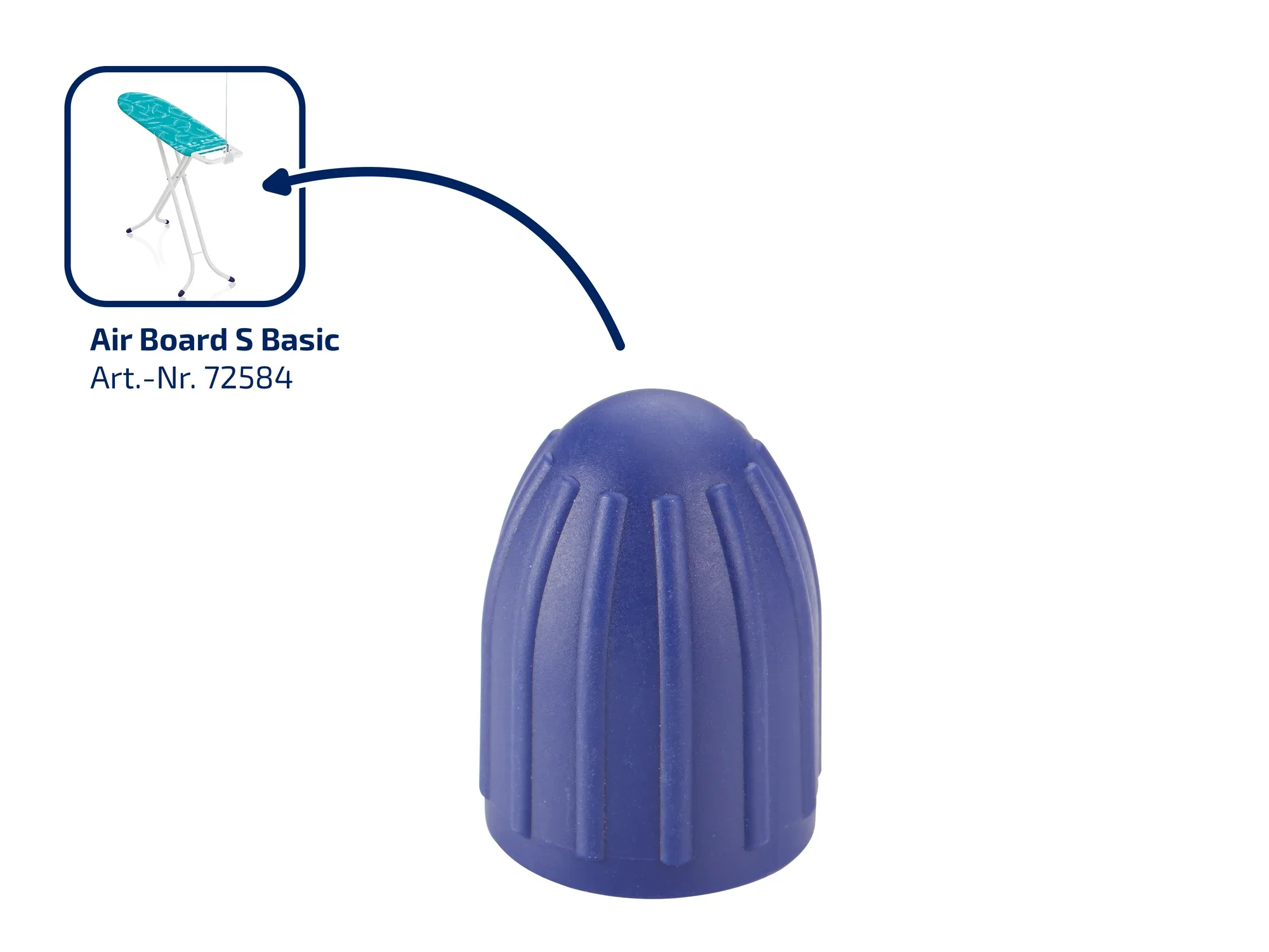 Voetdop strijkplank Air Board S