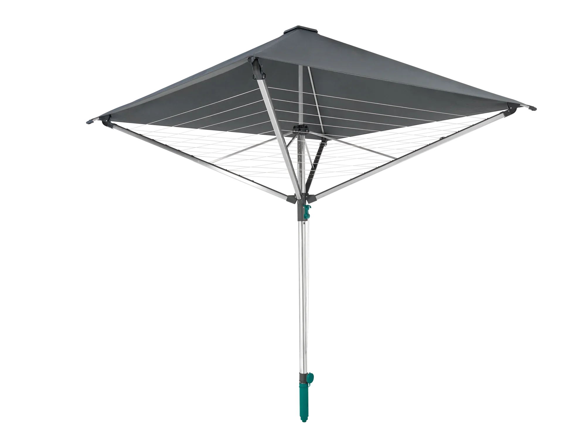 Lino Protect 400 droogmolen: Deze moderne droogmolen biedt bescherming tegen regen en UV-stralen. Hij is robuust, duurzaam en ideaal voor buitengebruik.