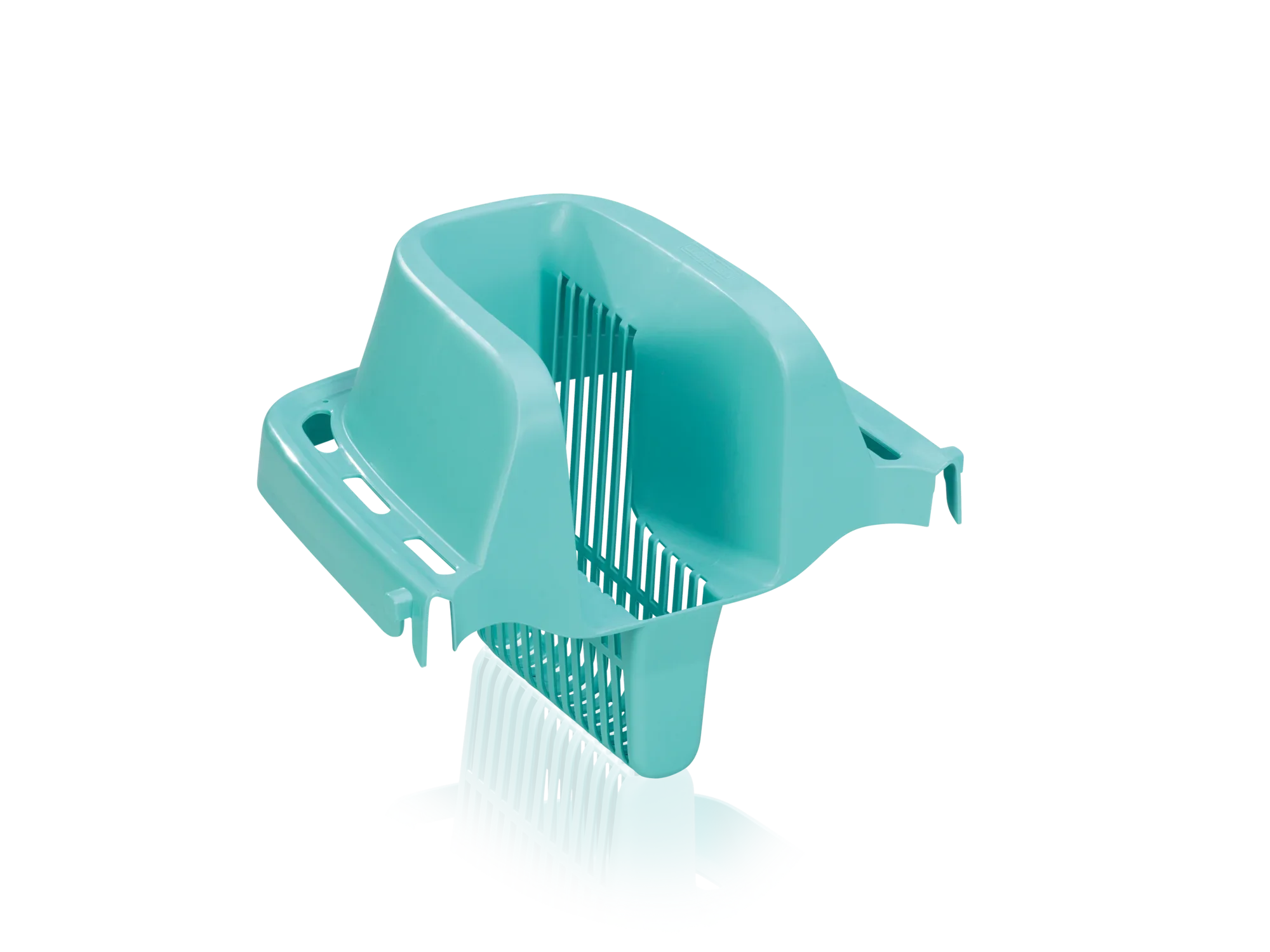 A turquoise wringer for the Combi bucket, ideal for efficiently wringing out cleaning tools. The design makes it easy to use and clean.