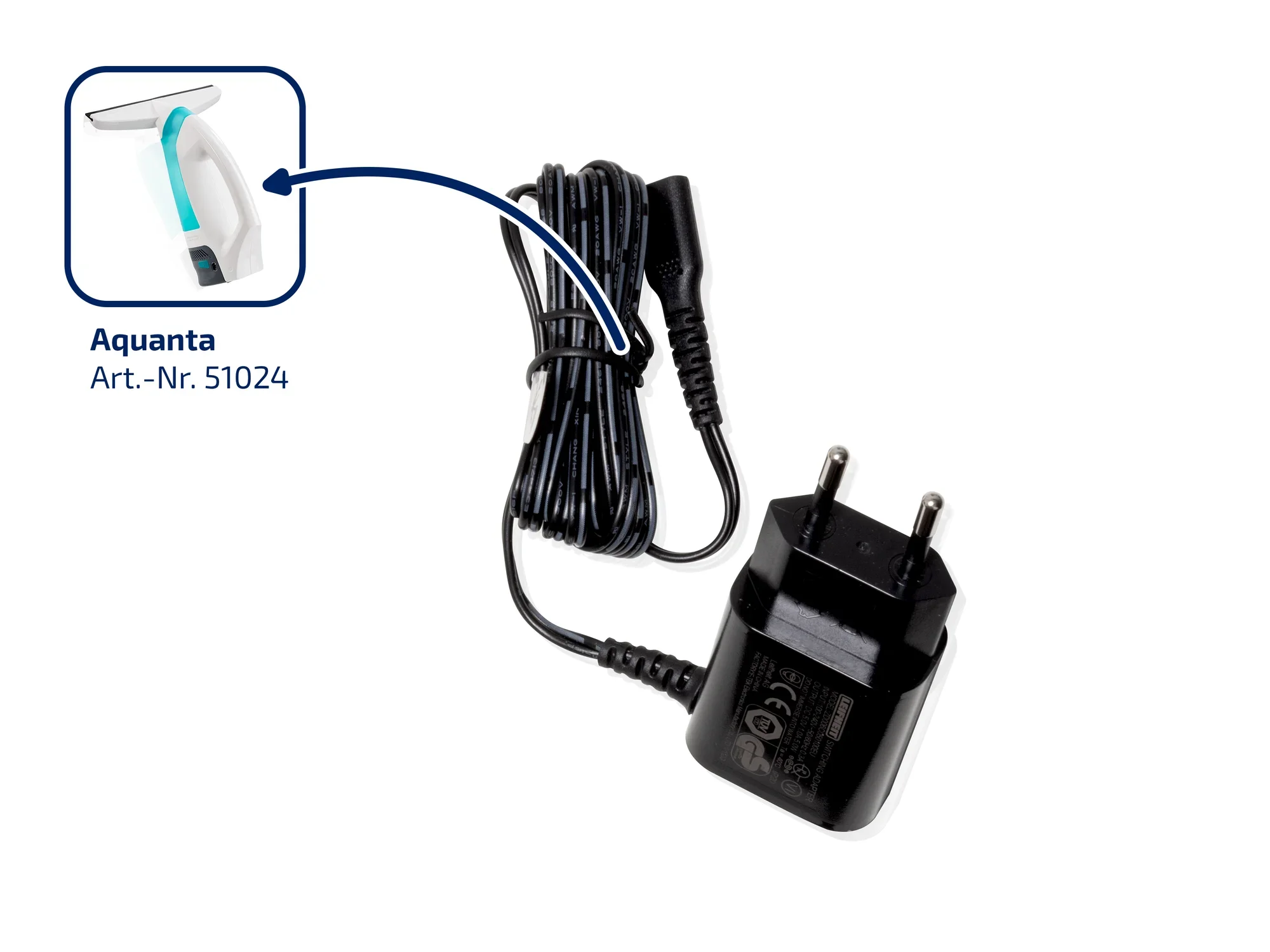 Oplader raamzuiger Aquanta