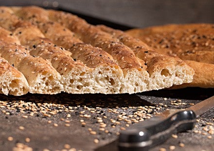 Gegrillte Fladenbrot-Sandwiches - mit süßer Note