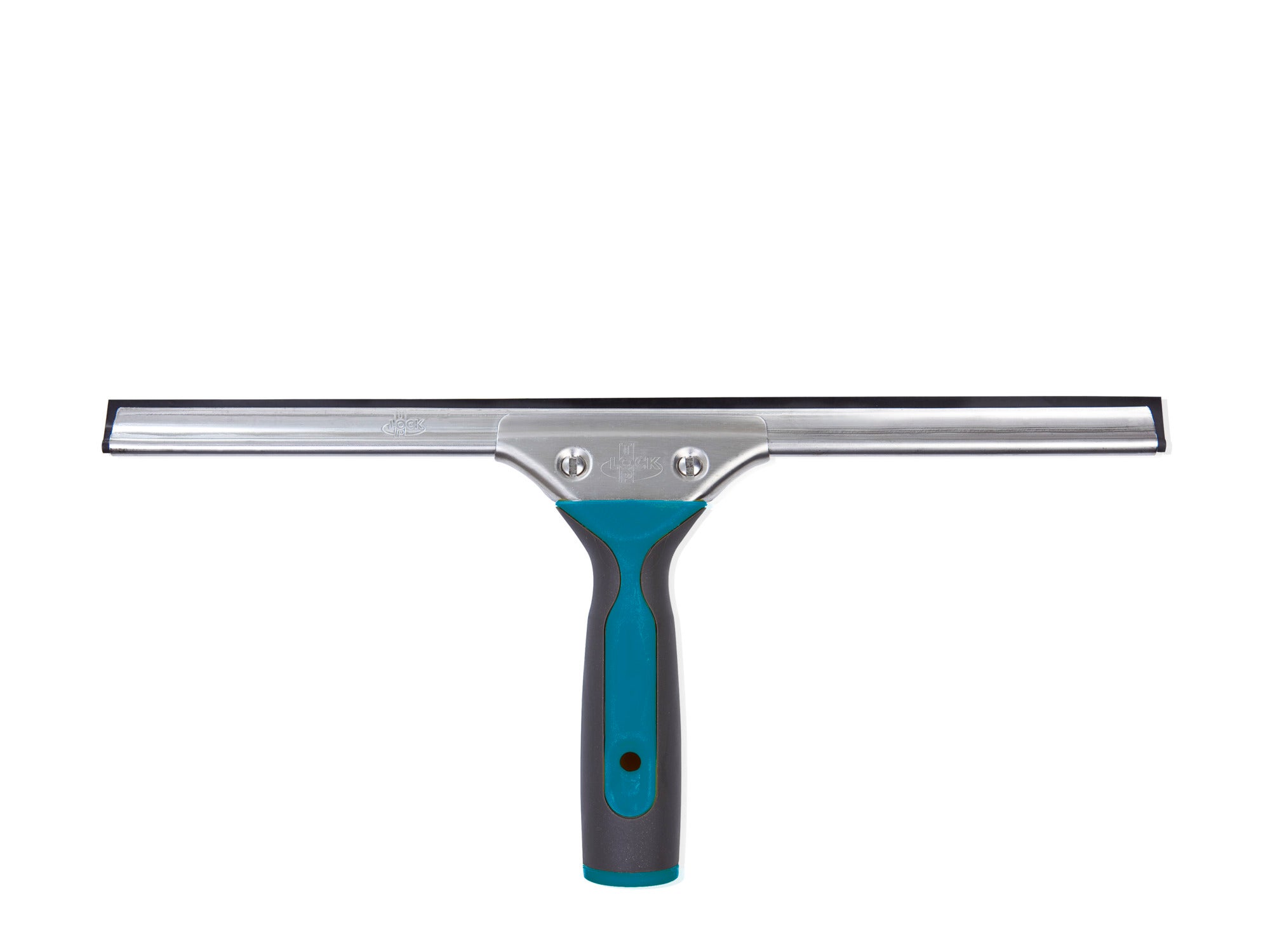 Raclette professionnelle d'une largeur de 45 cm. Poignée ergonomique pour une prise en main confortable. Idéale pour nettoyer les surfaces vitrées sans laisser de traces.