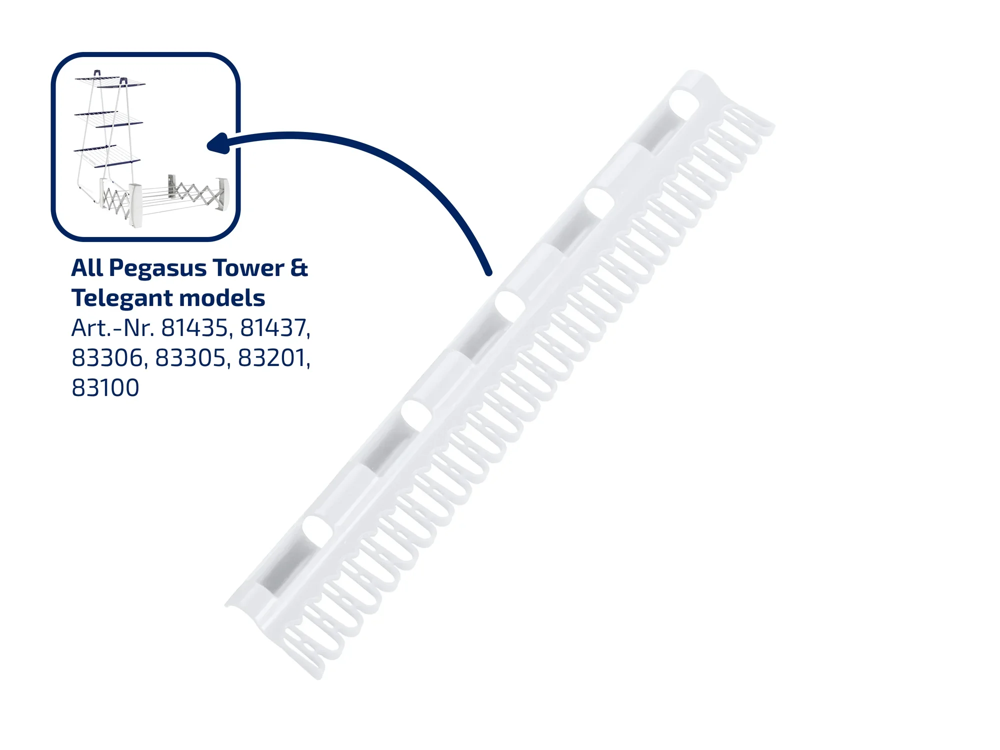 Houder voor klein wasgoed Telegant en Tower