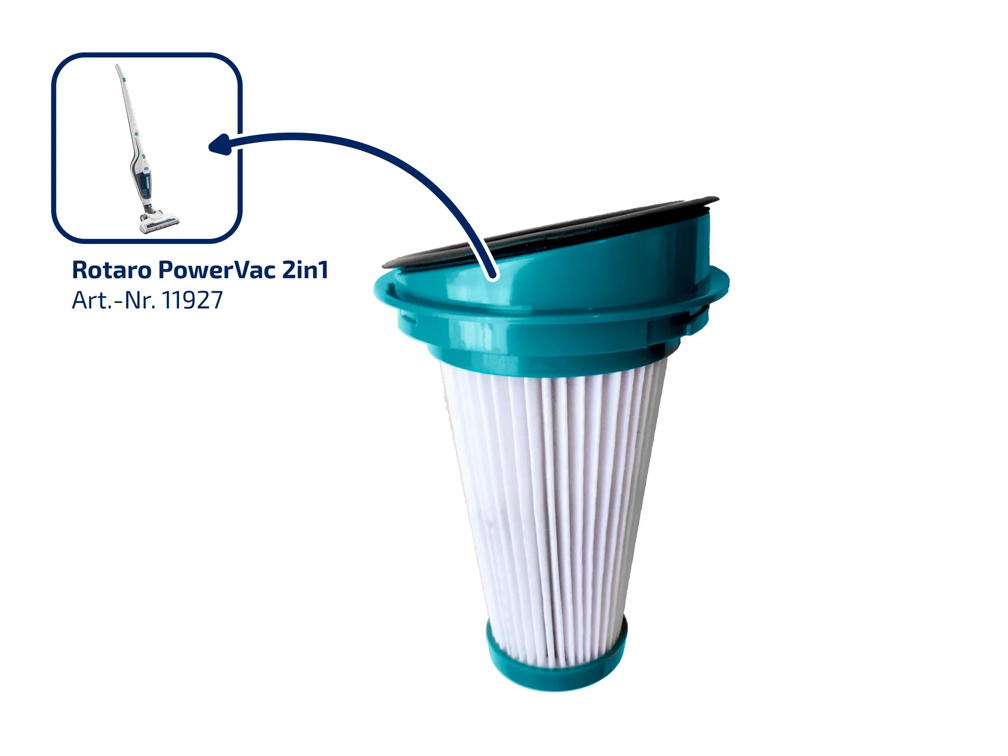 Filtr EPA Rotaro PowerVac 2w1