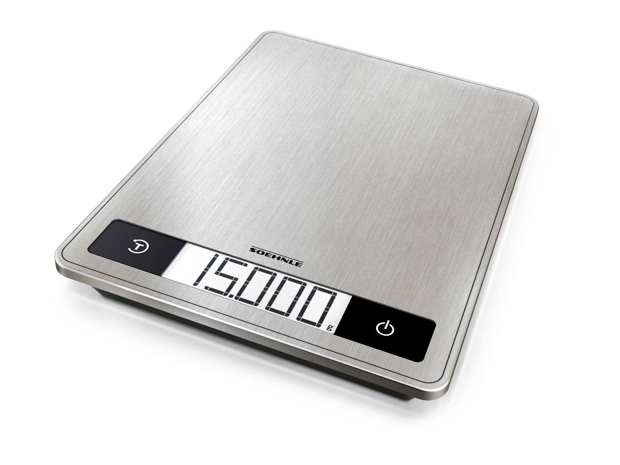 Cyfrowa waga kuchenna wykonana ze stali nierdzewnej z dużym, czytelnym wyświetlaczem. Wyświetla wagę 1500 gramów. Idealna do precyzyjnego ważenia w kuchni.
