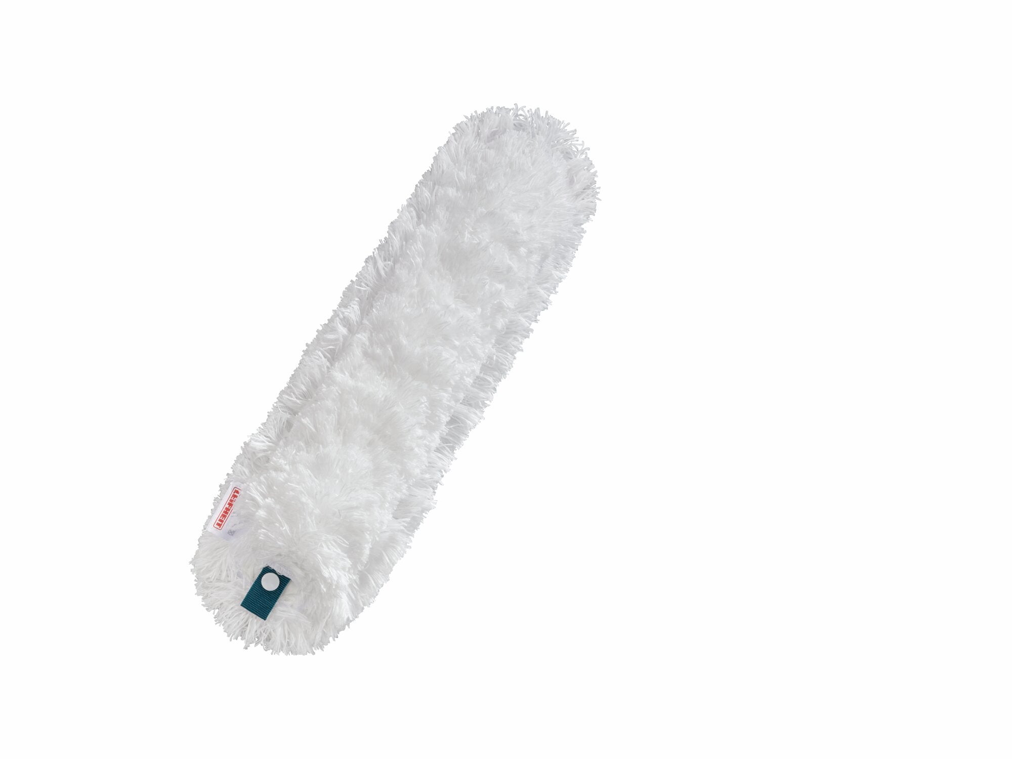 Housse à plumeau SUPERDUSTER XL : une housse à plumeau blanche rectangulaire avec une surface moelleuse, idéale pour éliminer efficacement la poussière sur de grandes surfaces. Parfaite pour une utilisation dans les foyers et les bureaux.