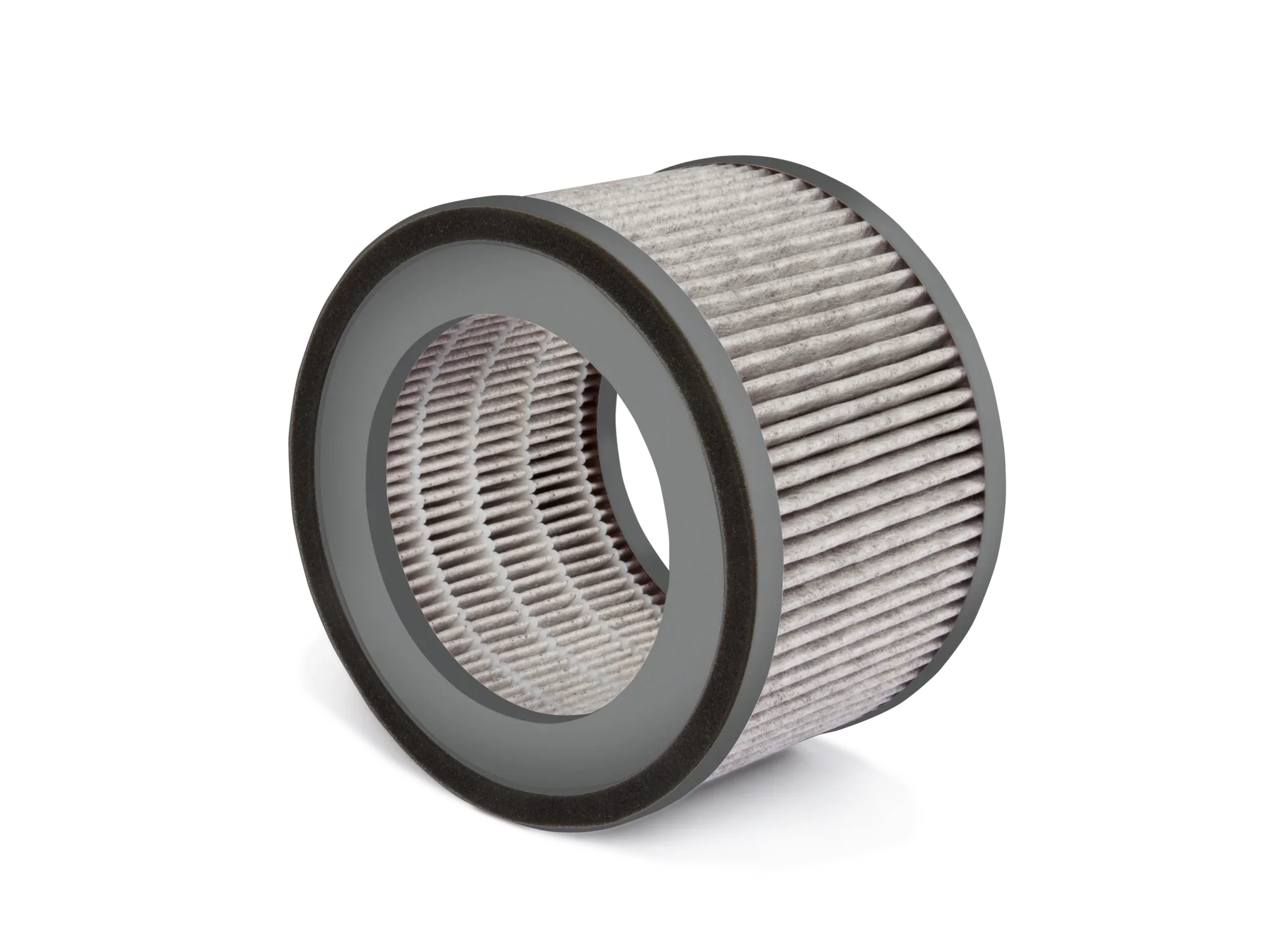 Filtr wymienny do Airfresh Clean 300 Cylindryczny filtr wykonany z drobnego, plisowanego materiału, zaprojektowany z myślą o skutecznym oczyszczaniu powietrza.