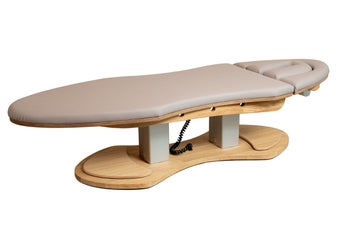 Elektrische Behandlungsliege SPORTA Design Holzausführung