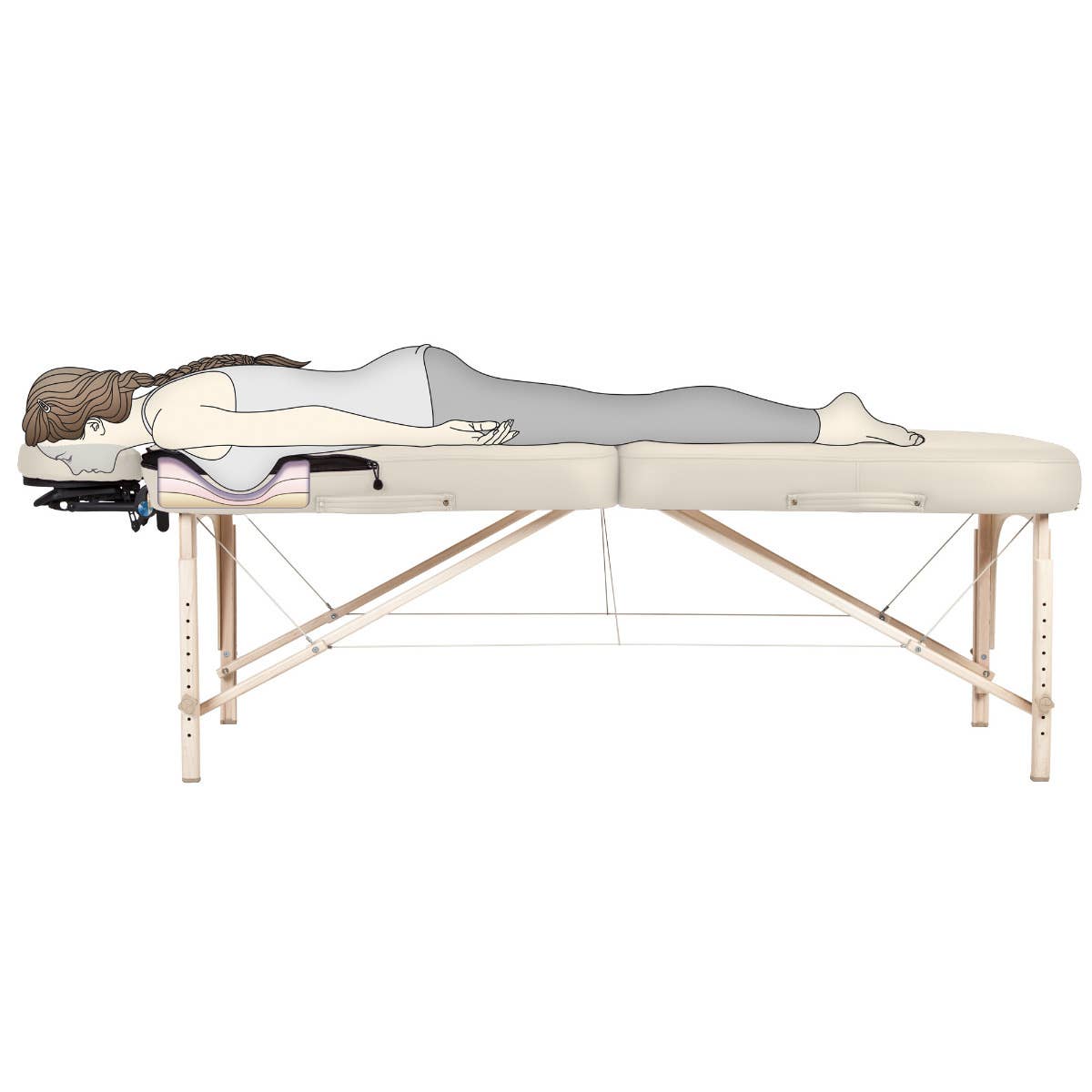 Massageliege klappbar INFINITY Conforma multifunktional