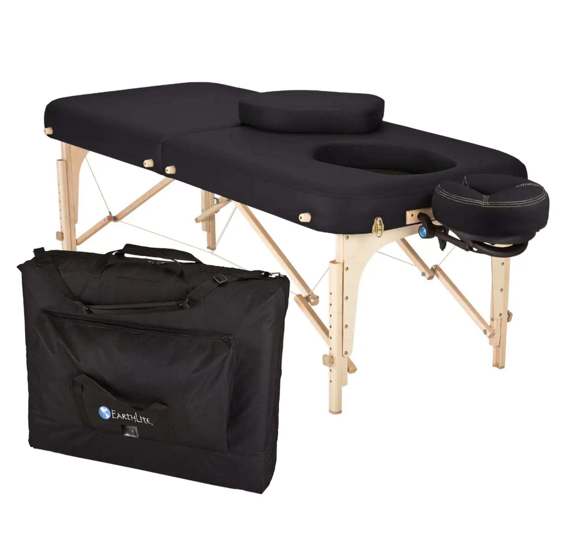 Schwangerschaft-Massageliege-Komplett-Set-Earthlite EARTHLITE Massageliege für Schwangere SPA Level Luxury
