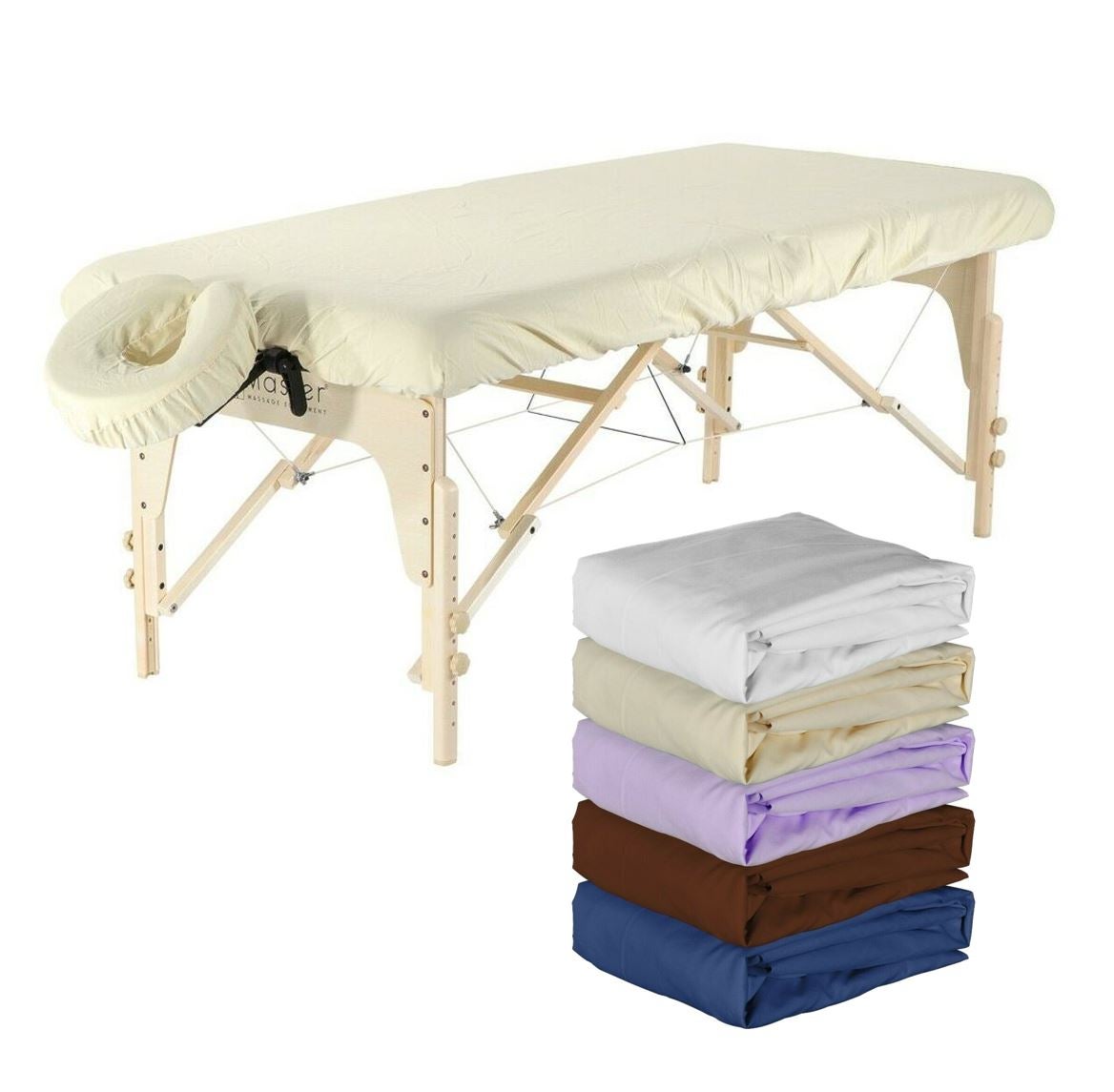 Massageliegenbezug-Mikrofaser Mikrofaser Laken Set für Massageliege | Master Massage
