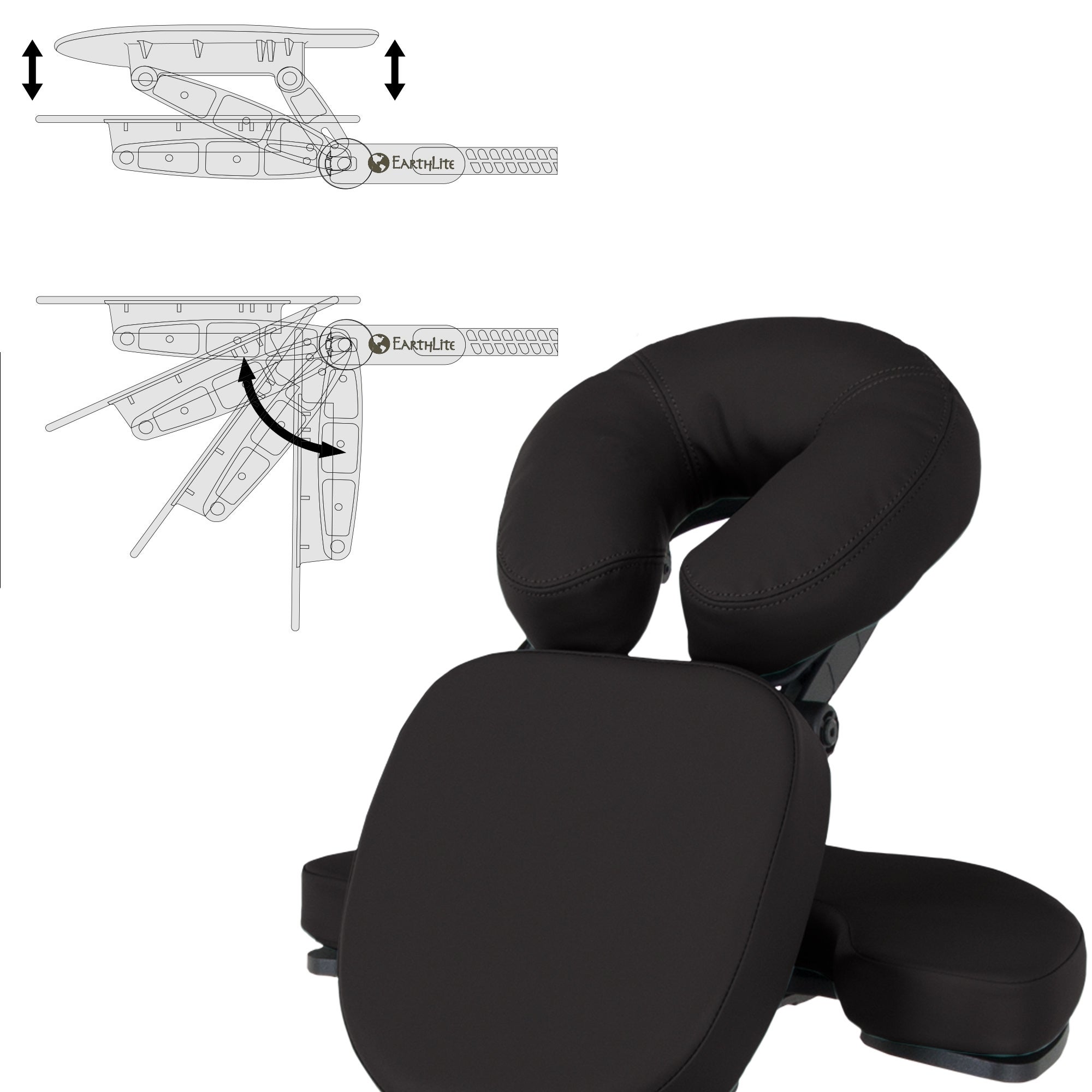 Earthlite Avila II massage chair foldable