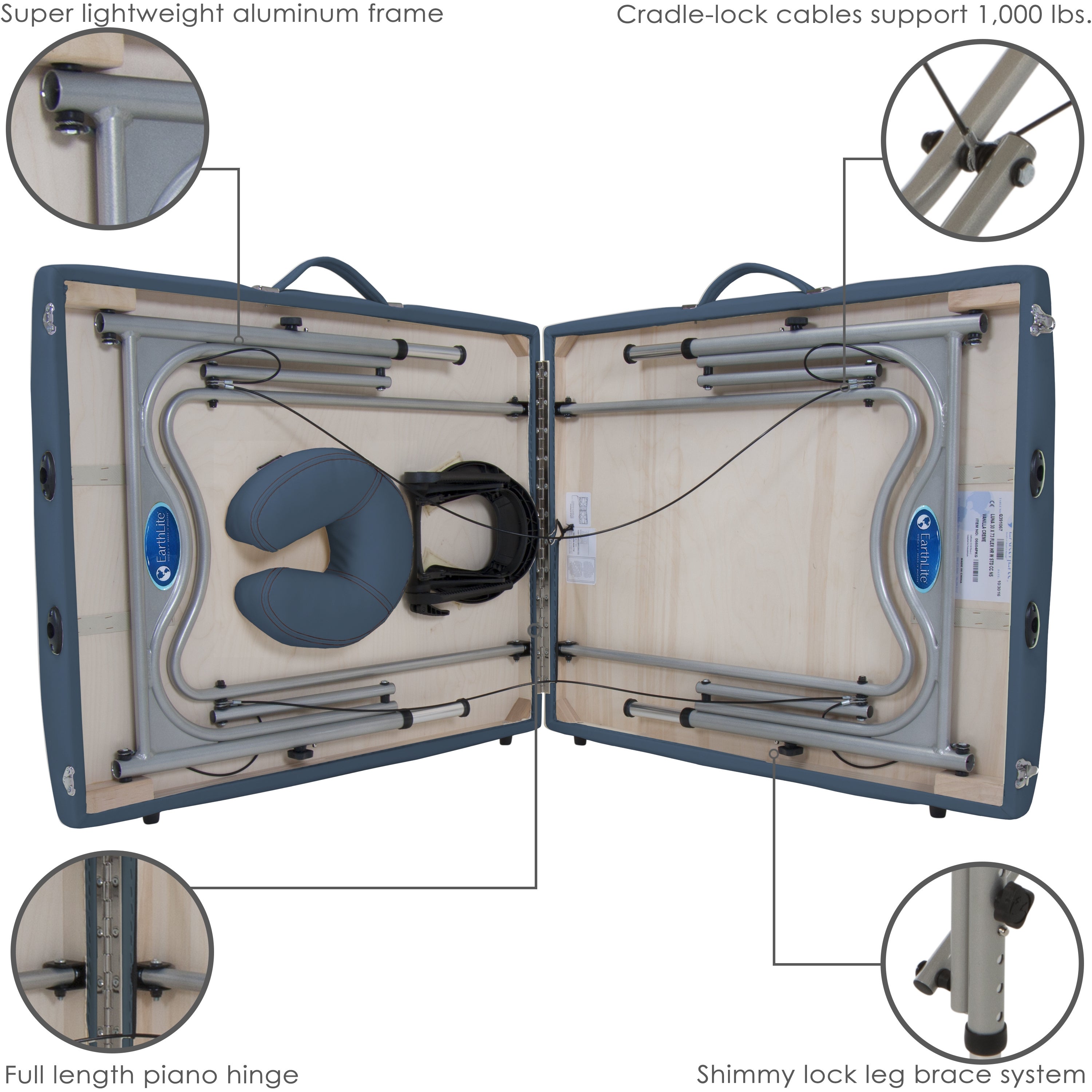 EARTHLITE LUNA PRO Portable Massage Table