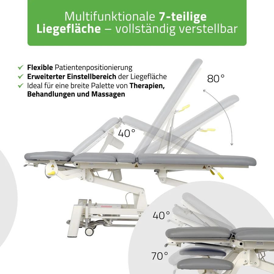 Elektrische Therapieliege PROXIMA PRO 7 mit Dachstellung