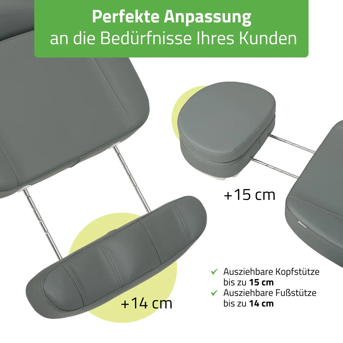 Kosmetikstuhl elektrisch Luxoria PRO5 - Multi - elektrische Kosmetikliege