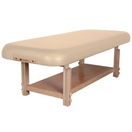 Feste stationäre Massageliege aus Holz