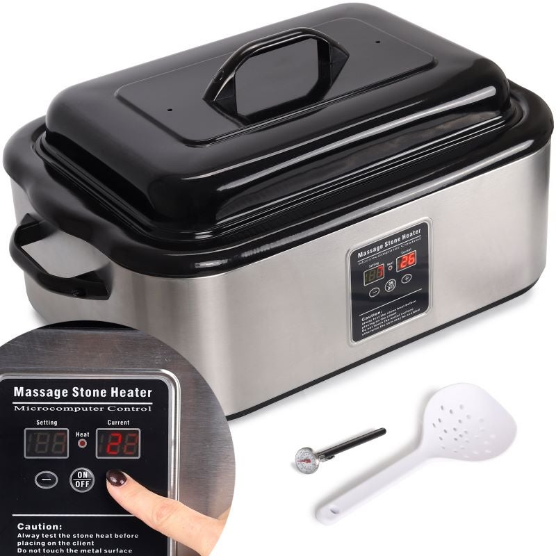 MAssagestein-W-rmeger-t-professionell-17L-01 HABYS Hot Stone Wärmegerät 17 Liter professional
