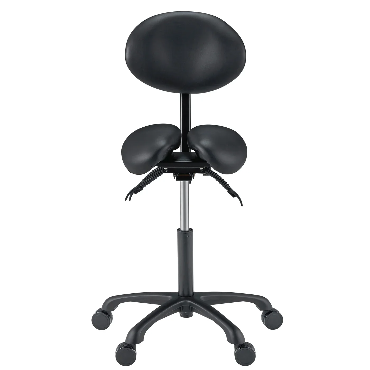 Berkeley Split Saddle Stool with Backrest | Master Massage